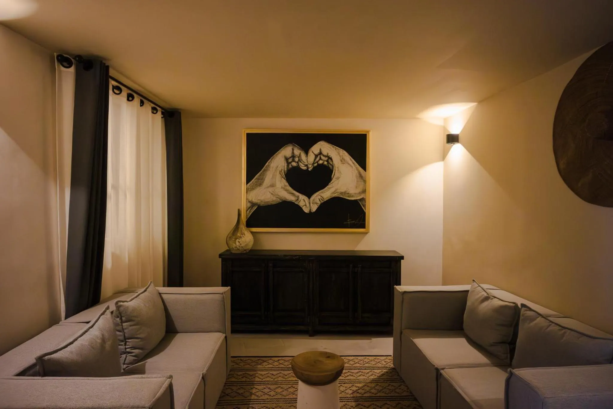 Living room in Hotel Amatte San Miguel de Allende