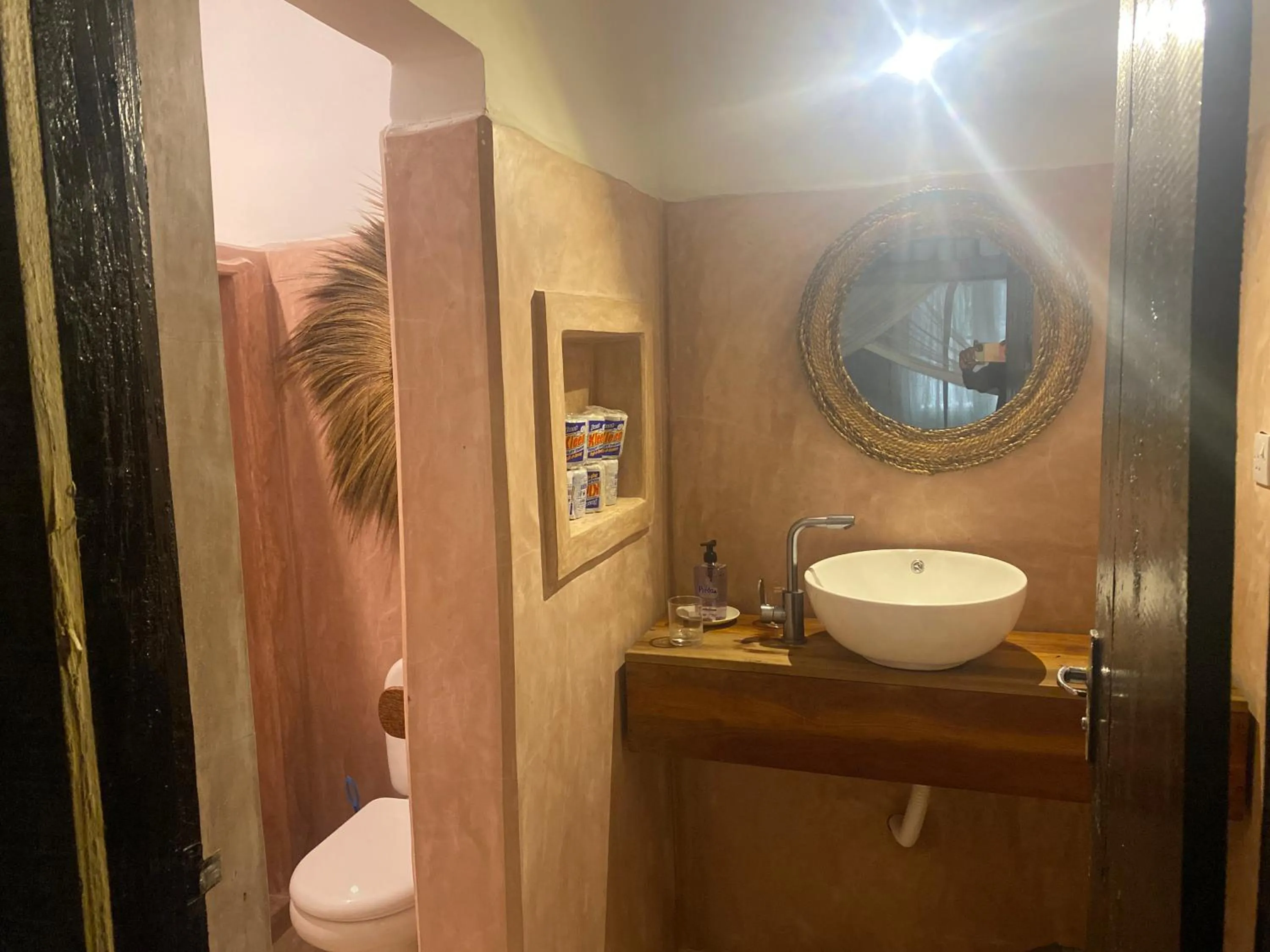 Shower in Mbuyuni Beach Village