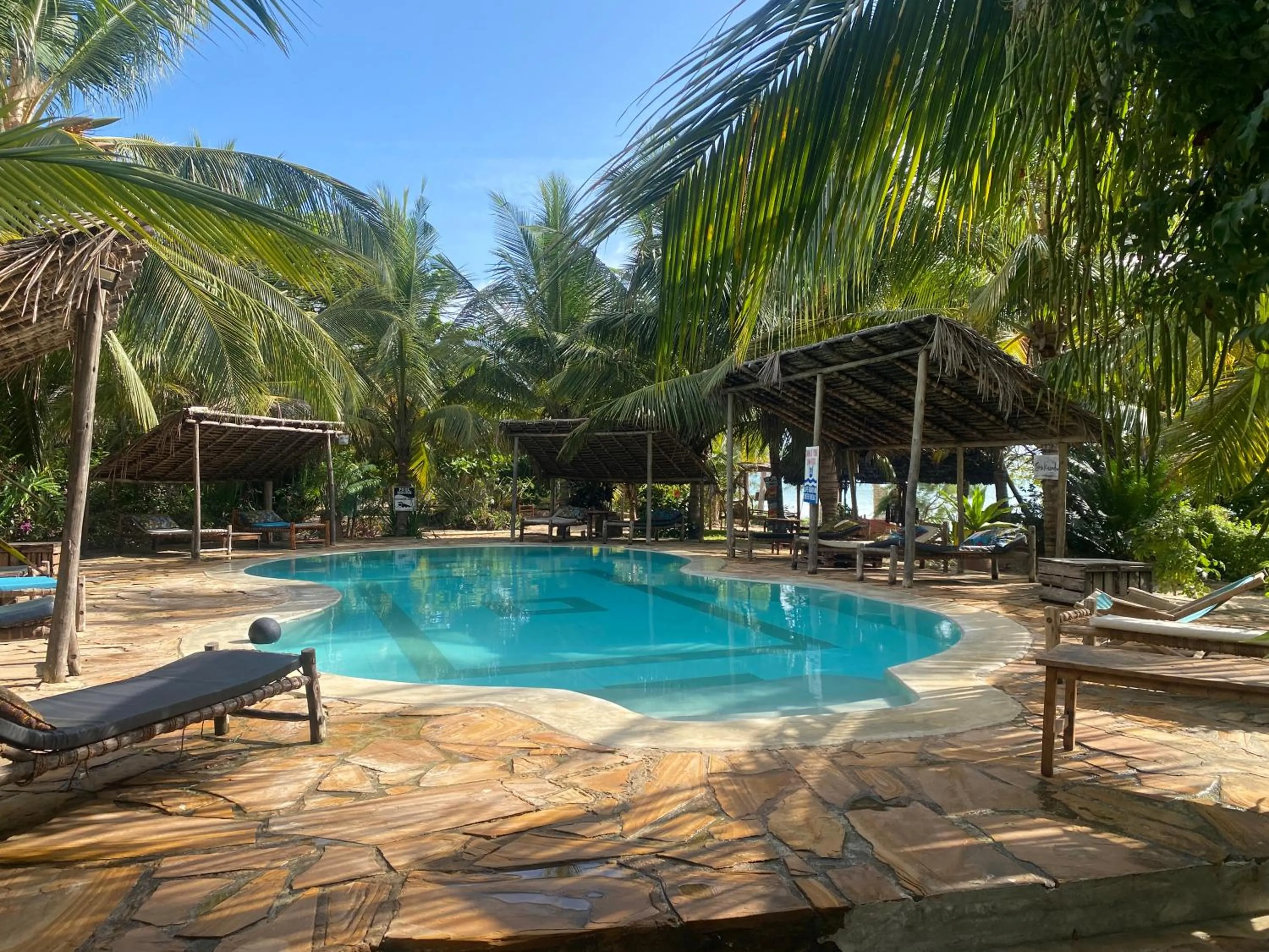 Swimming pool in Mbuyuni Beach Village