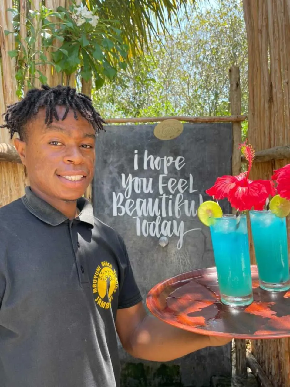 People in Mbuyuni Beach Village