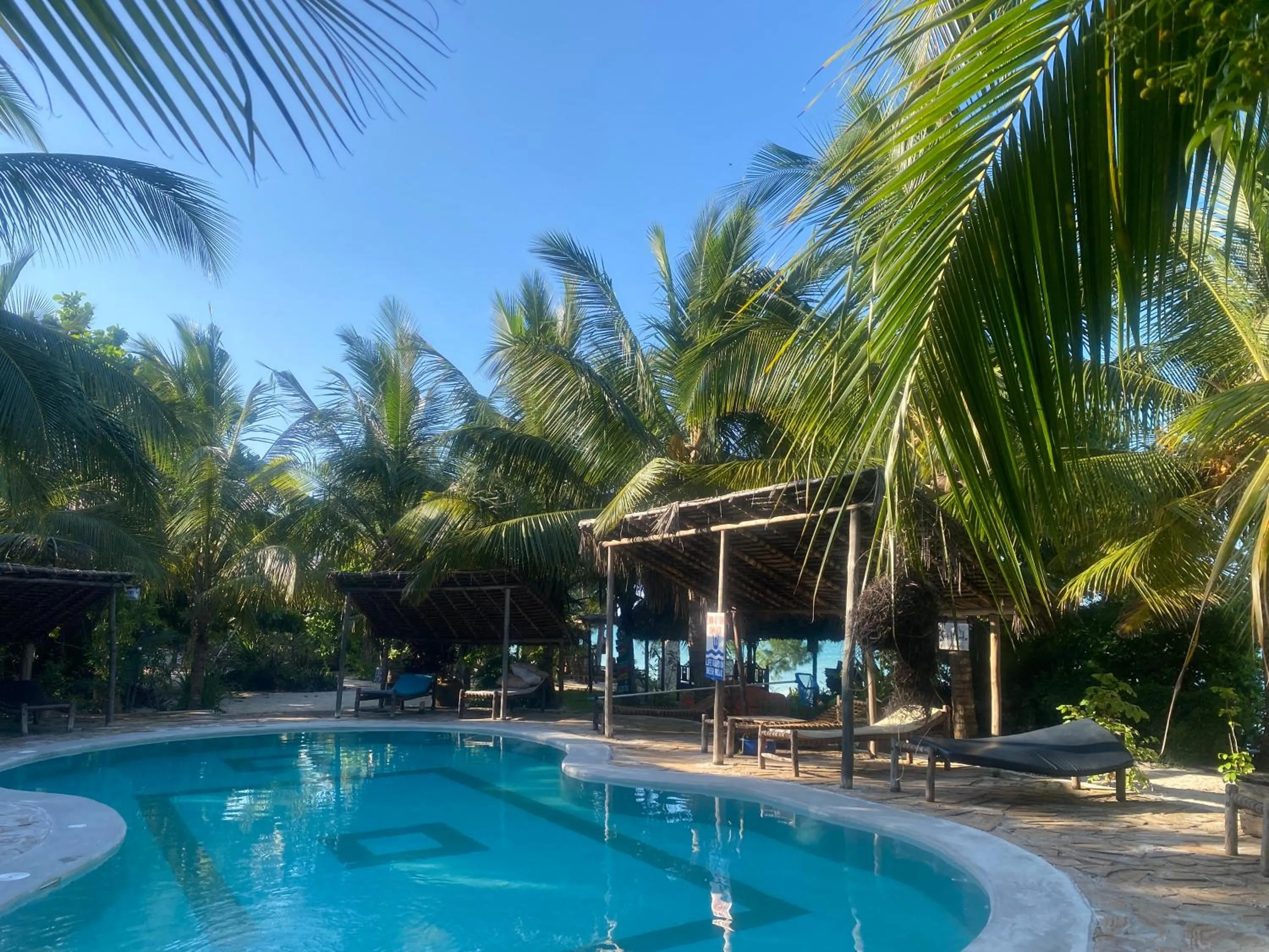 Swimming pool in Mbuyuni Beach Village