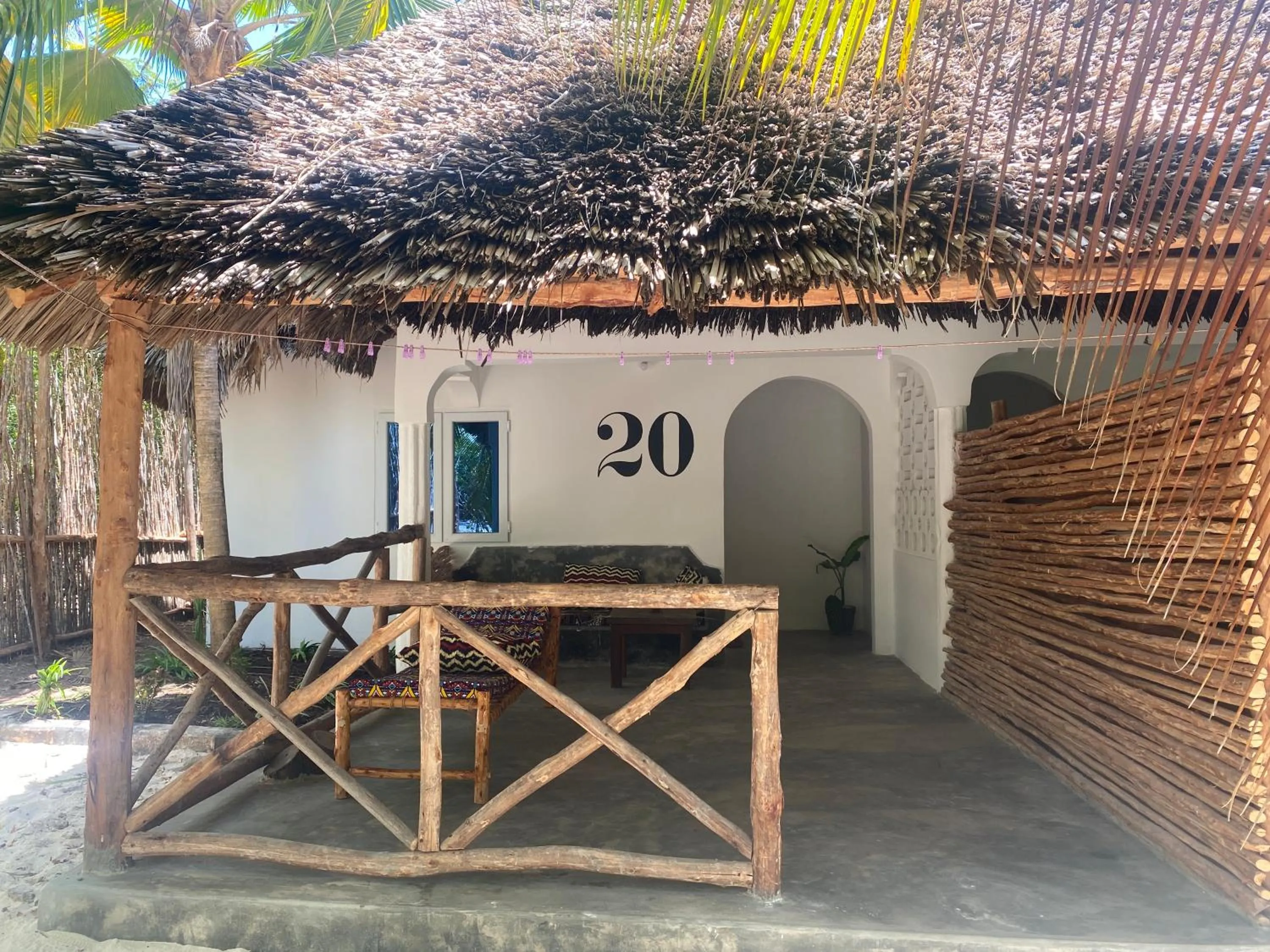 Patio in Mbuyuni Beach Village