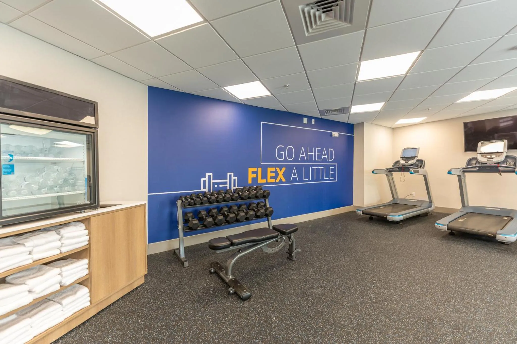 Fitness centre/facilities in Holiday Inn Express & Suites Charlottesville by IHG