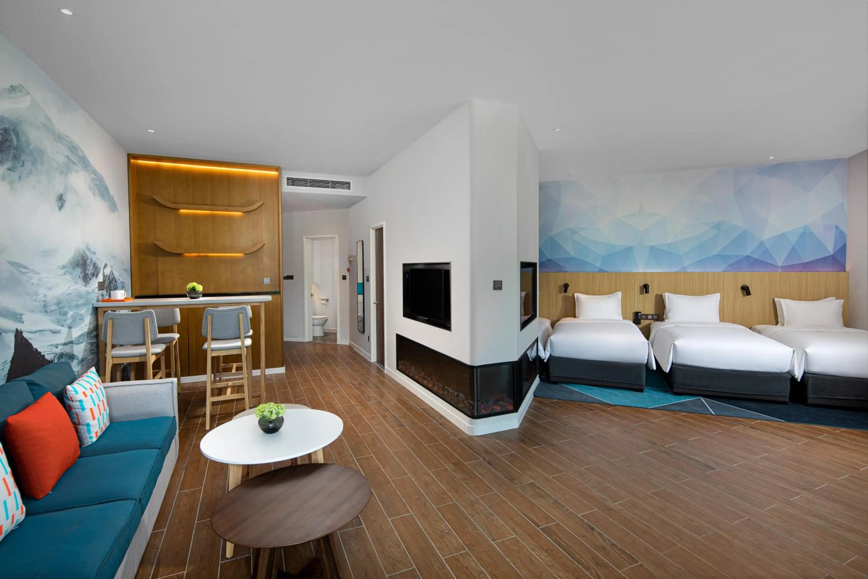 Photo of the whole room, Bed in Holiday Inn Express Chongli by IHG