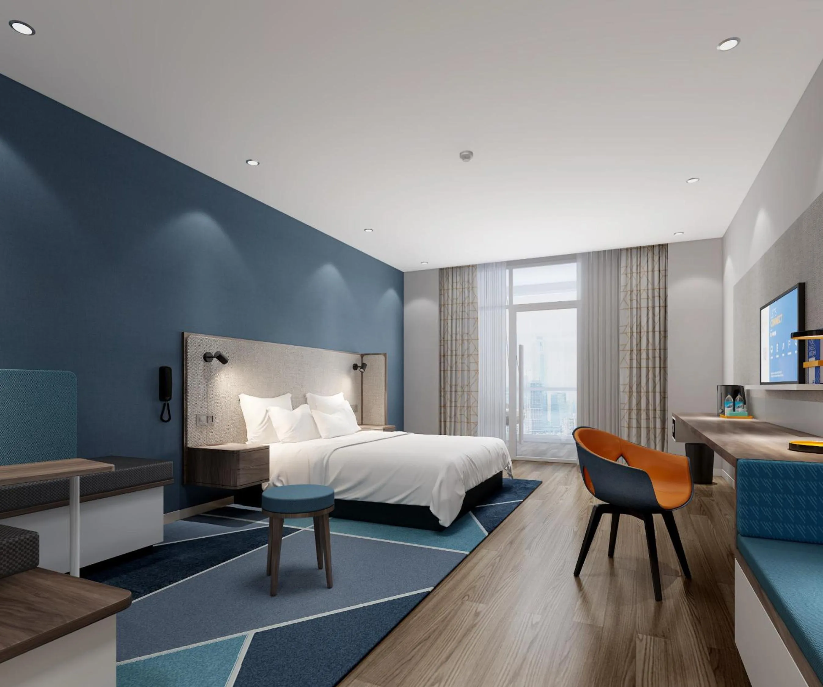 Photo of the whole room, Bed in Holiday Inn Express Chongli by IHG