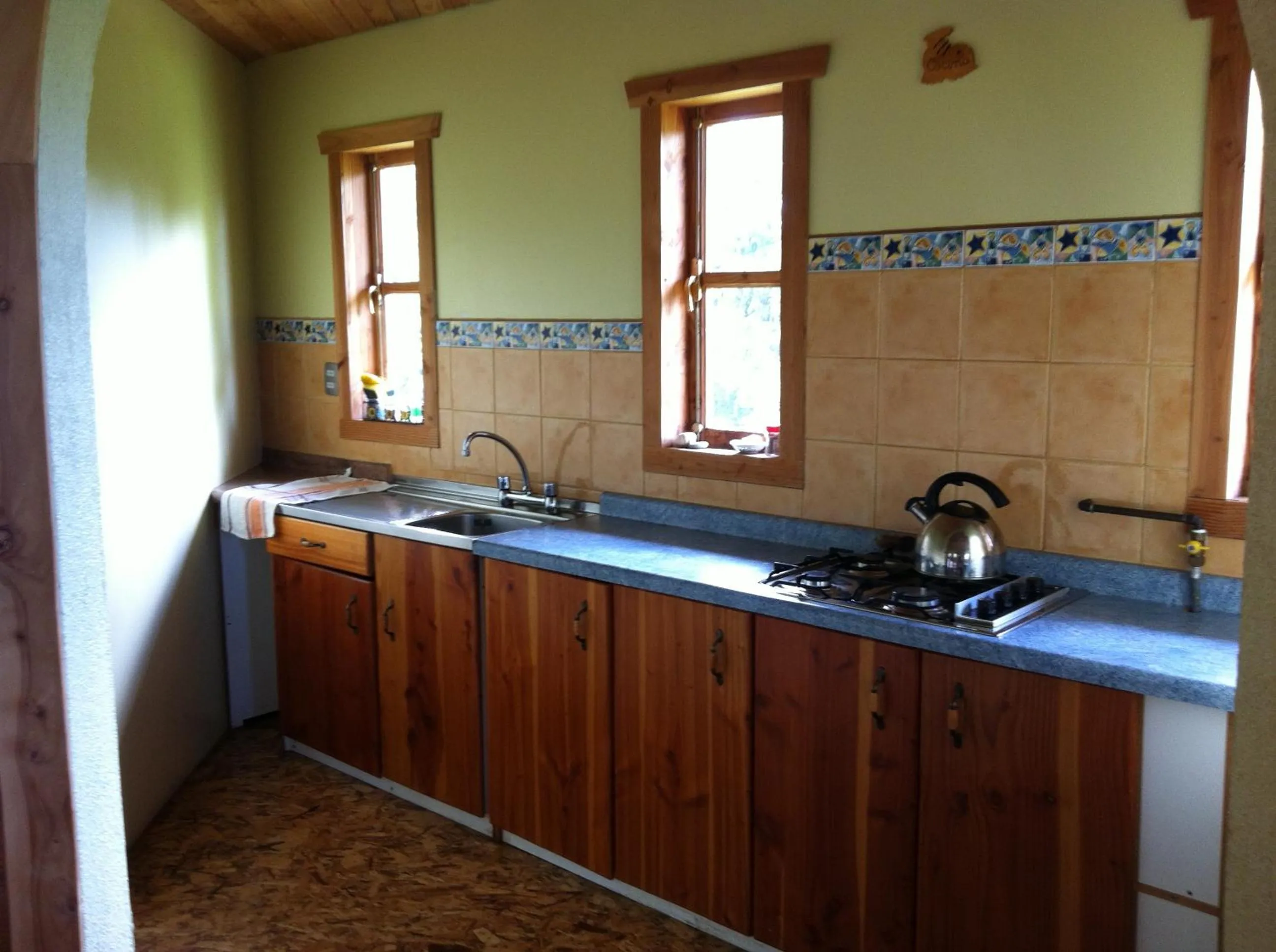 Kitchen or kitchenette in Hostal Zapato Amarillo