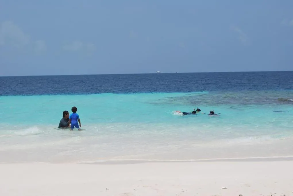 Beach in Origami Inn Himandhoo