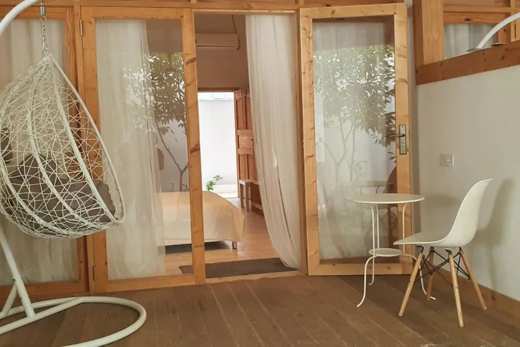 Balcony/Terrace in Origami Inn Himandhoo