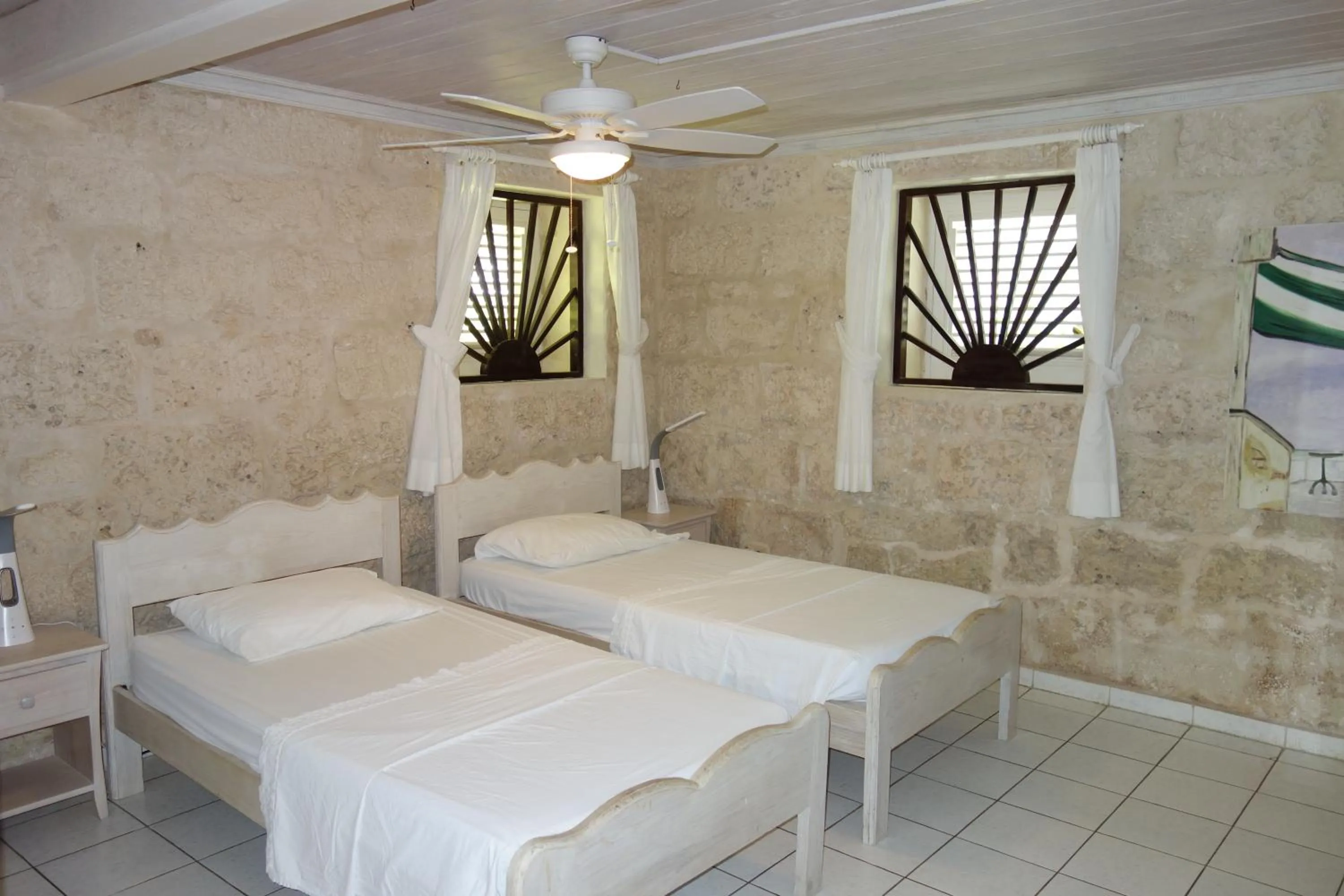 Bed in Inchcape Seaside Villas