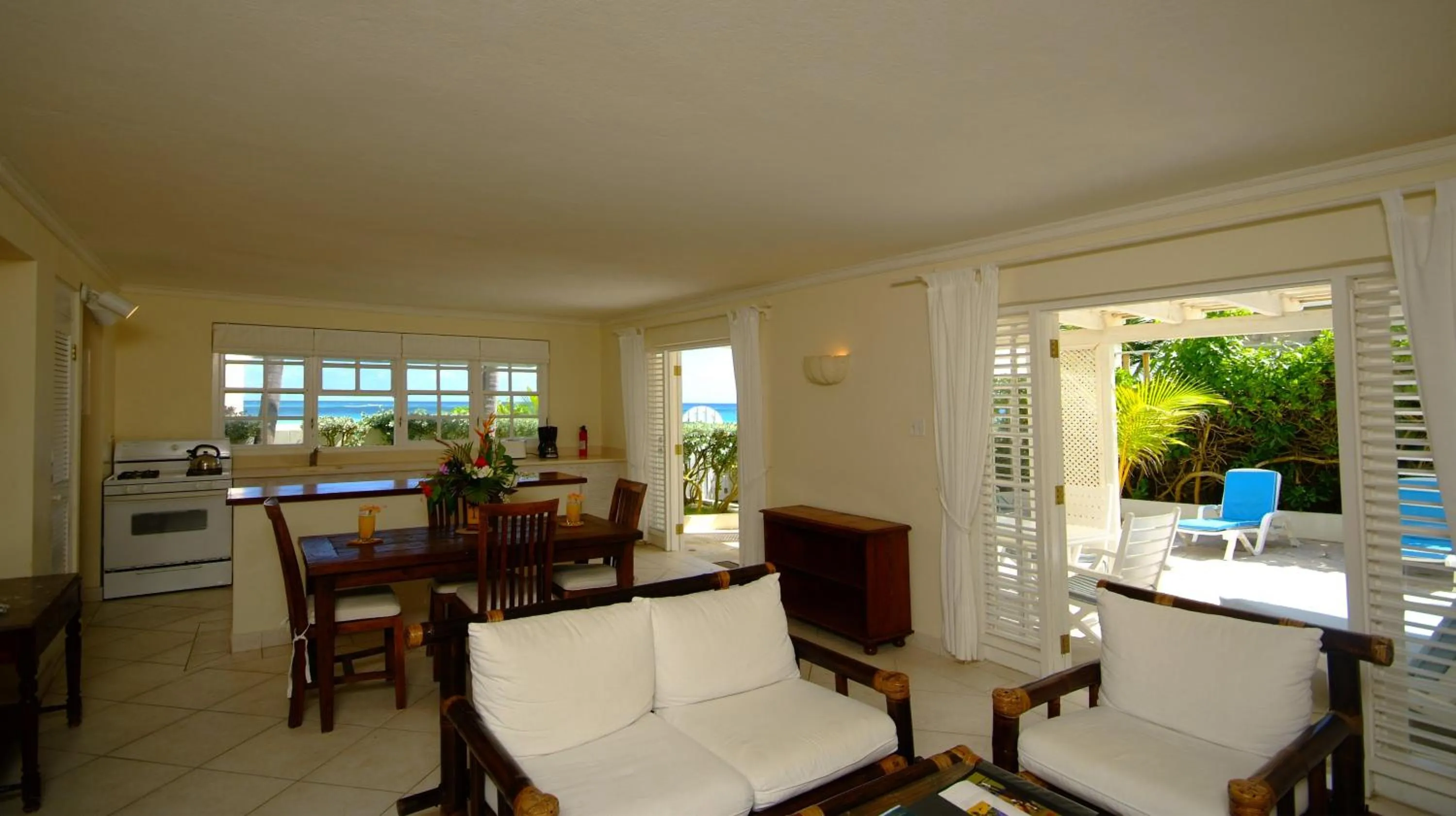 Living room in Inchcape Seaside Villas
