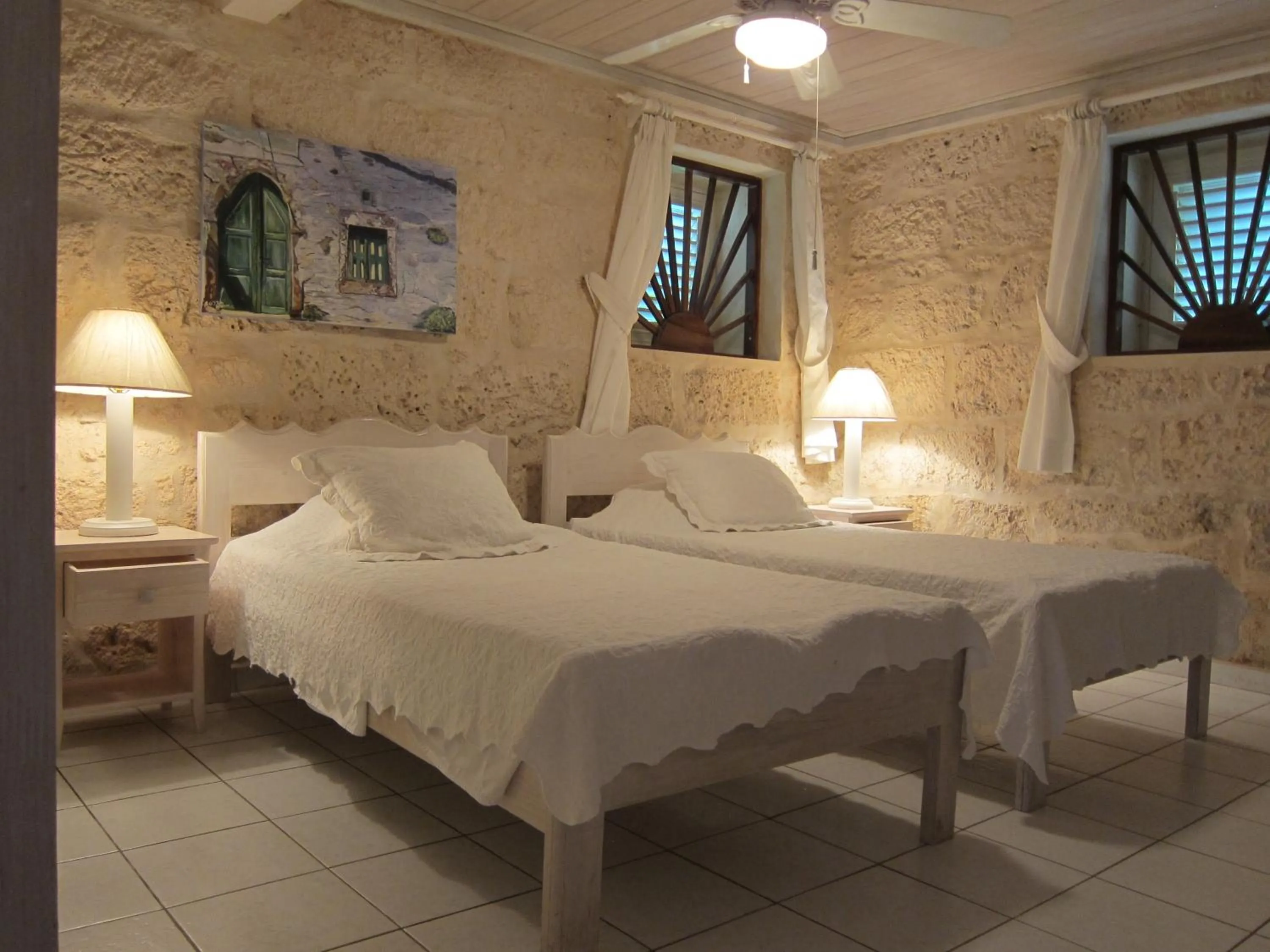 Bed in Inchcape Seaside Villas