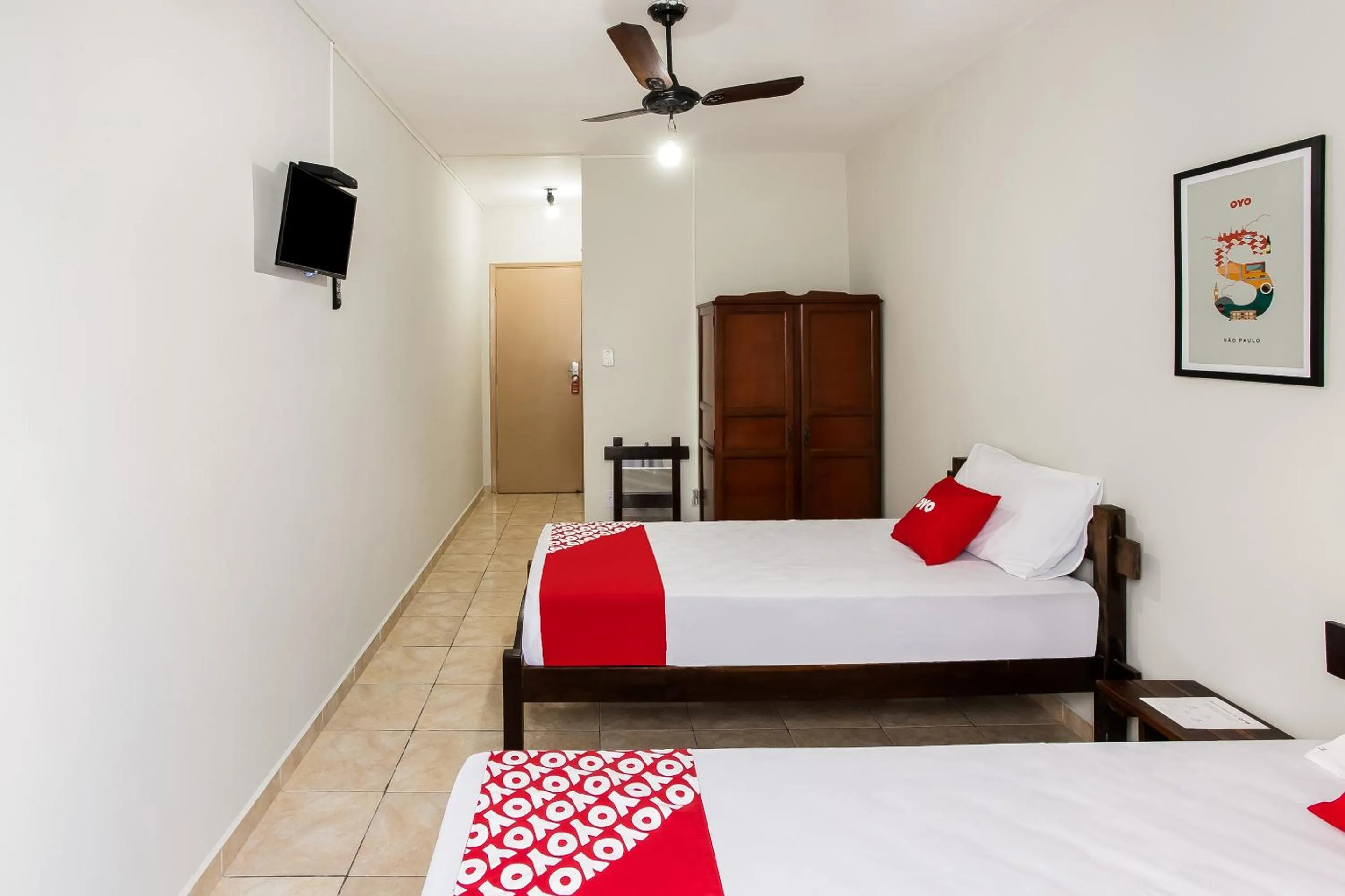 Bedroom in OYO Hotel Nobrega Aeroporto de Congonhas, São Paulo