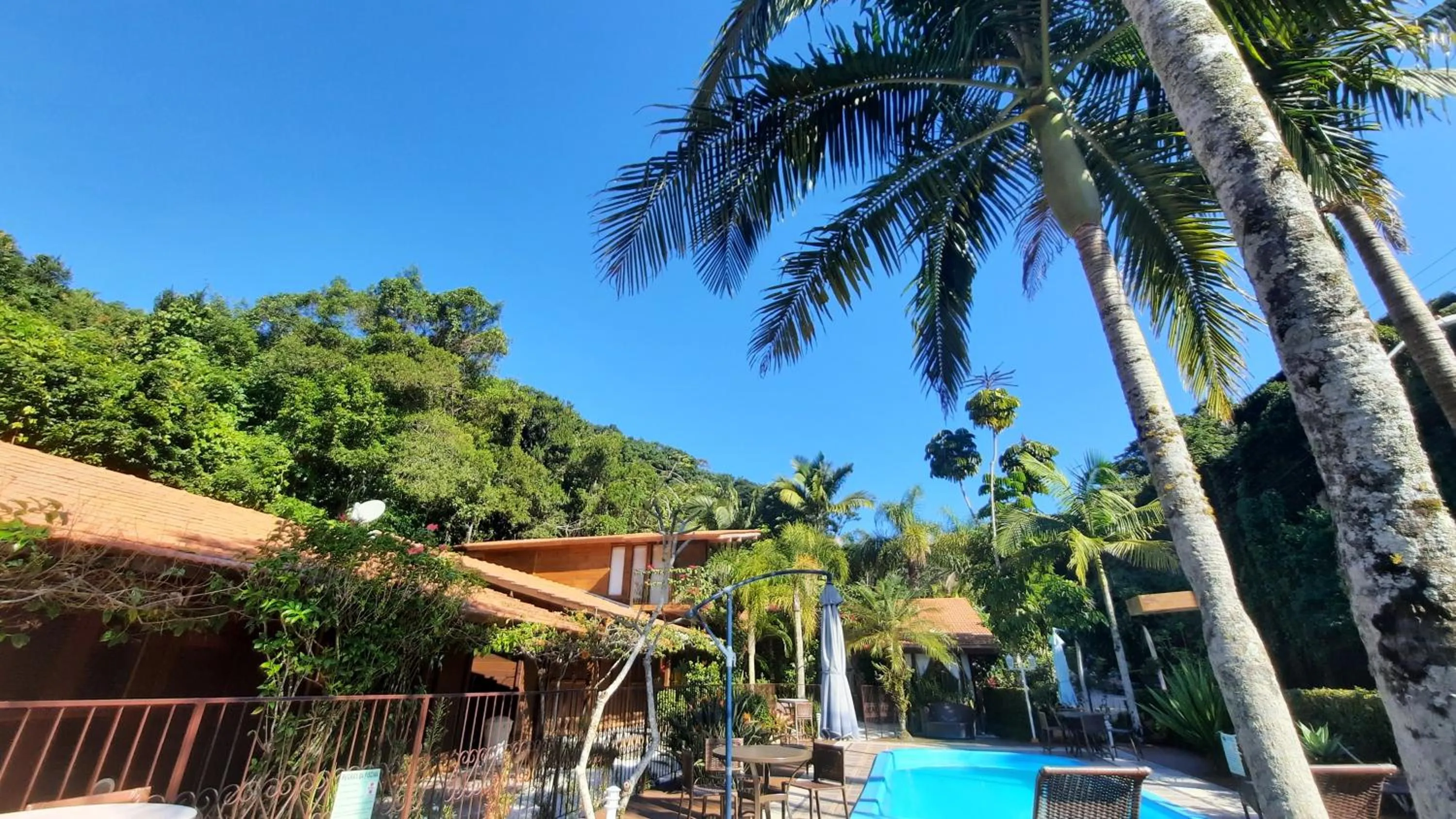 Garden in Pousada Don Pablo