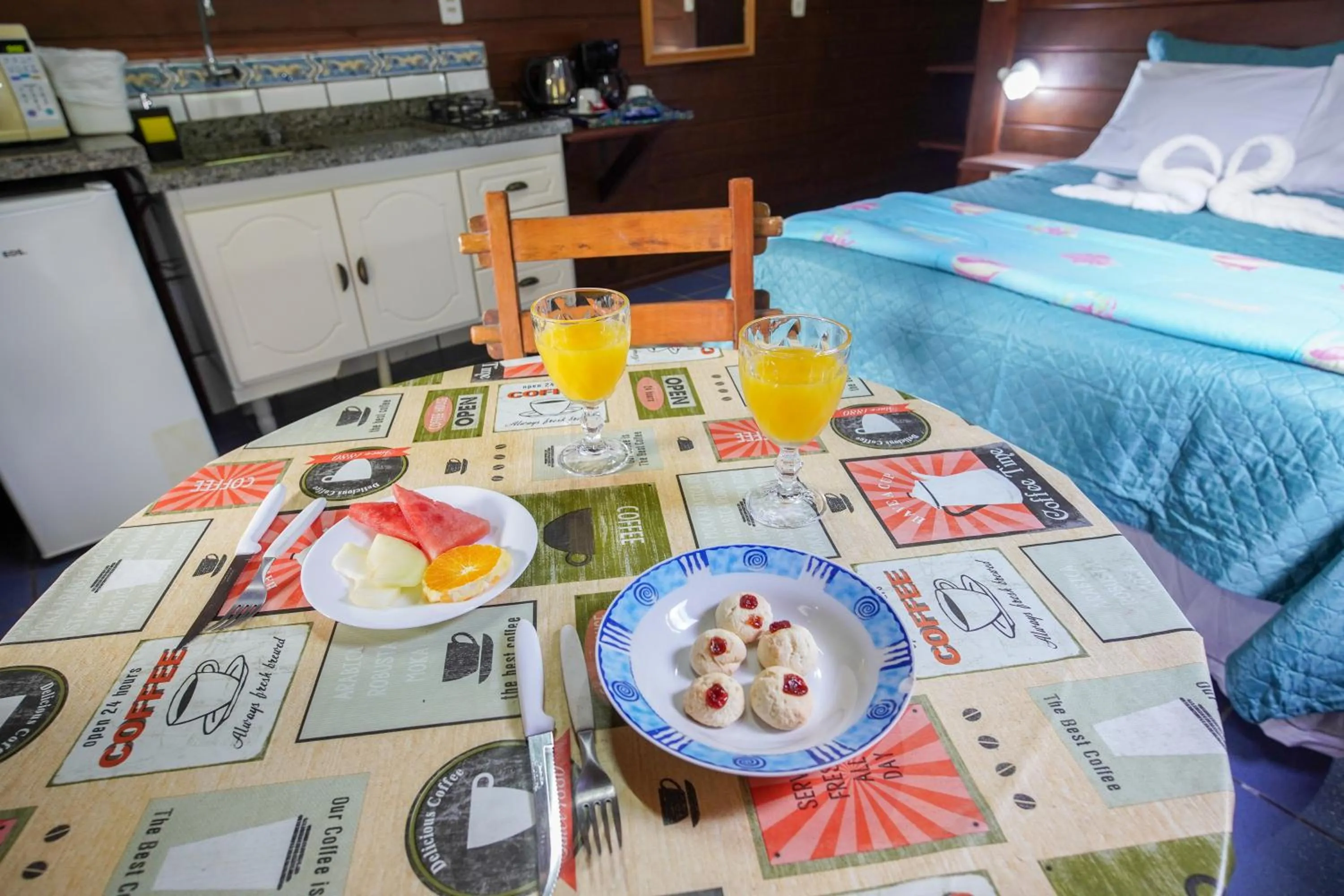 Bed in Pousada Don Pablo