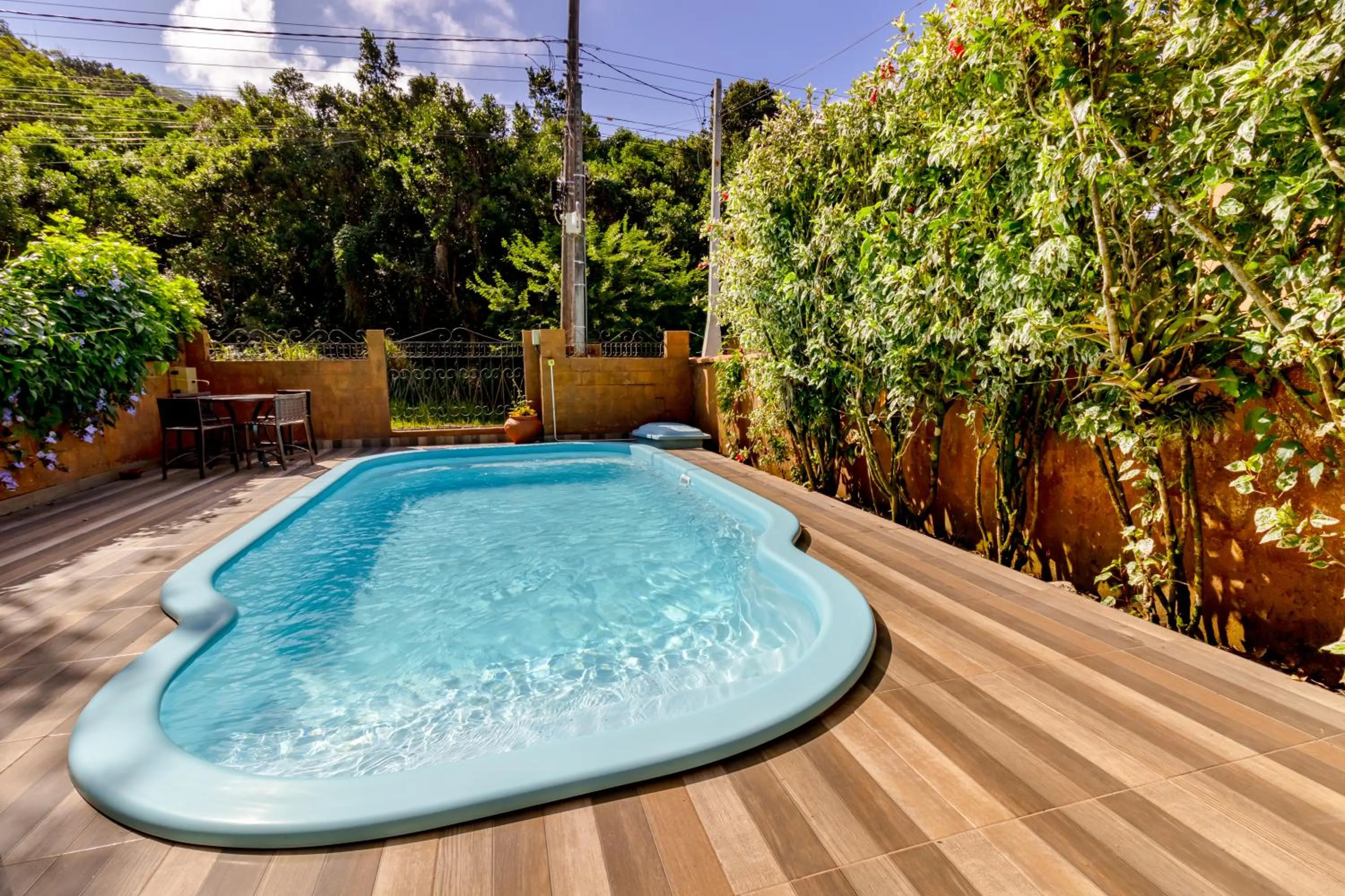 Garden view in Pousada Don Pablo