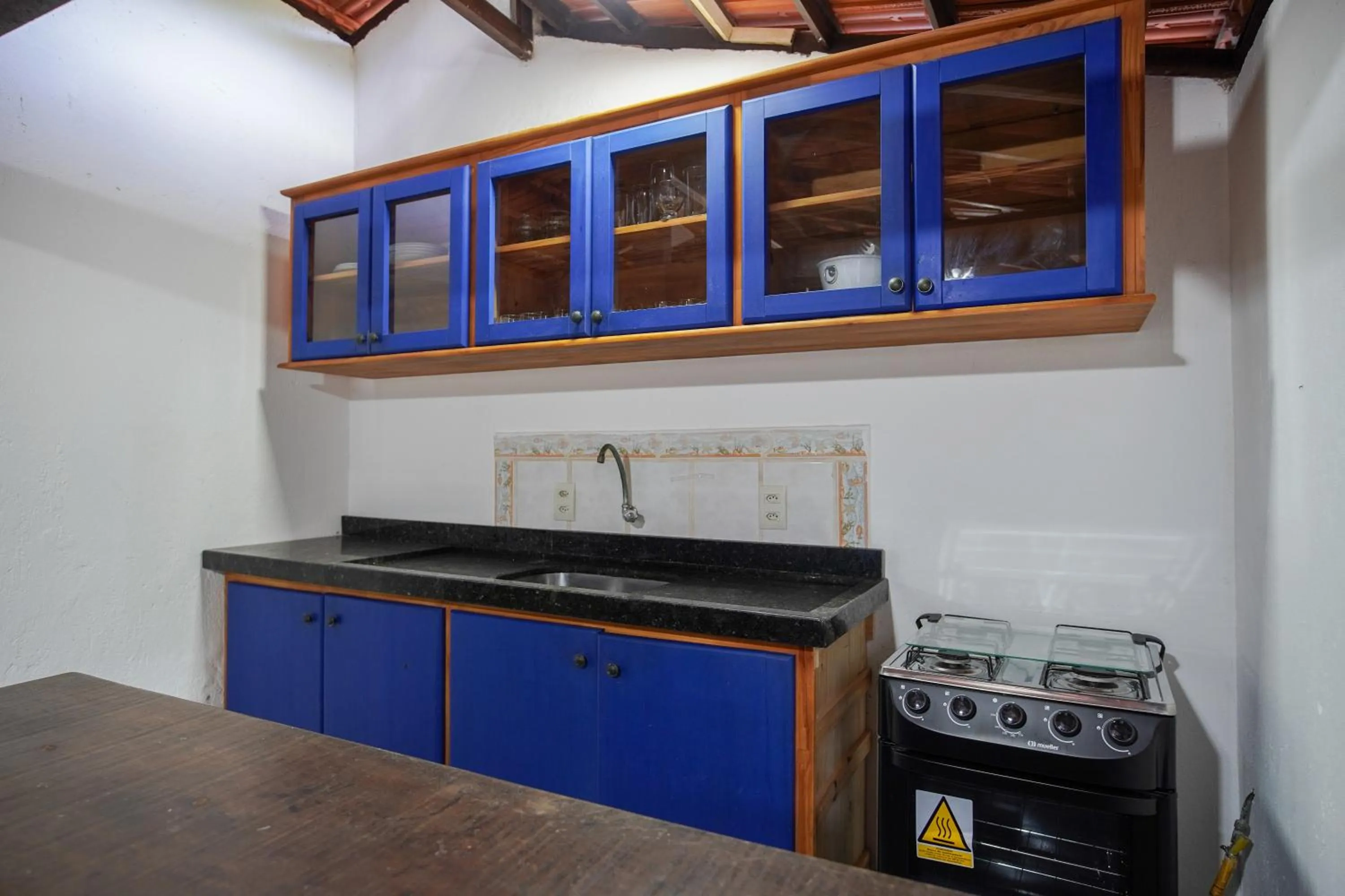 Kitchen or kitchenette in Pousada Don Pablo