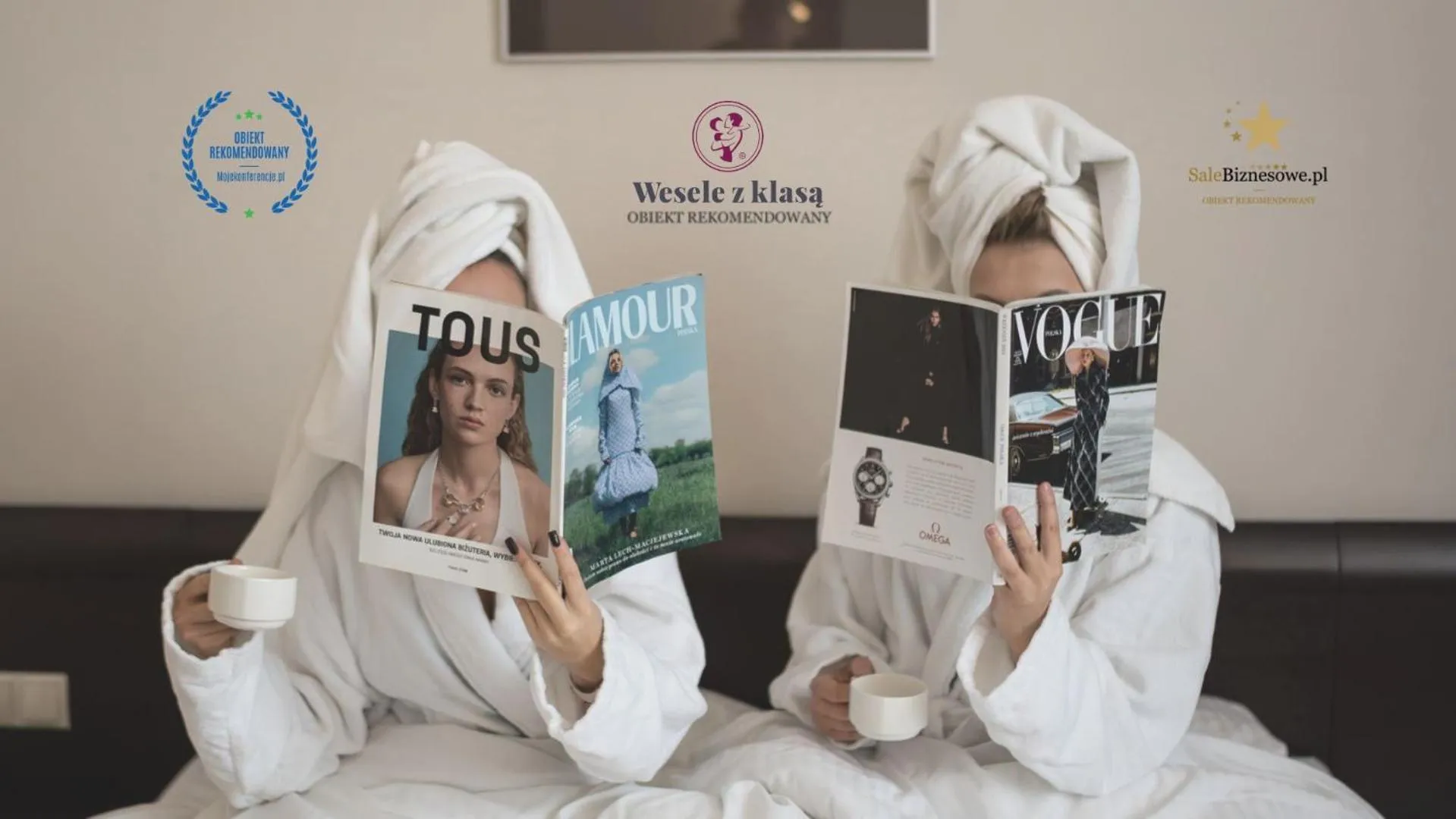 Logo/Certificate/Sign in Hotel Borowiecki