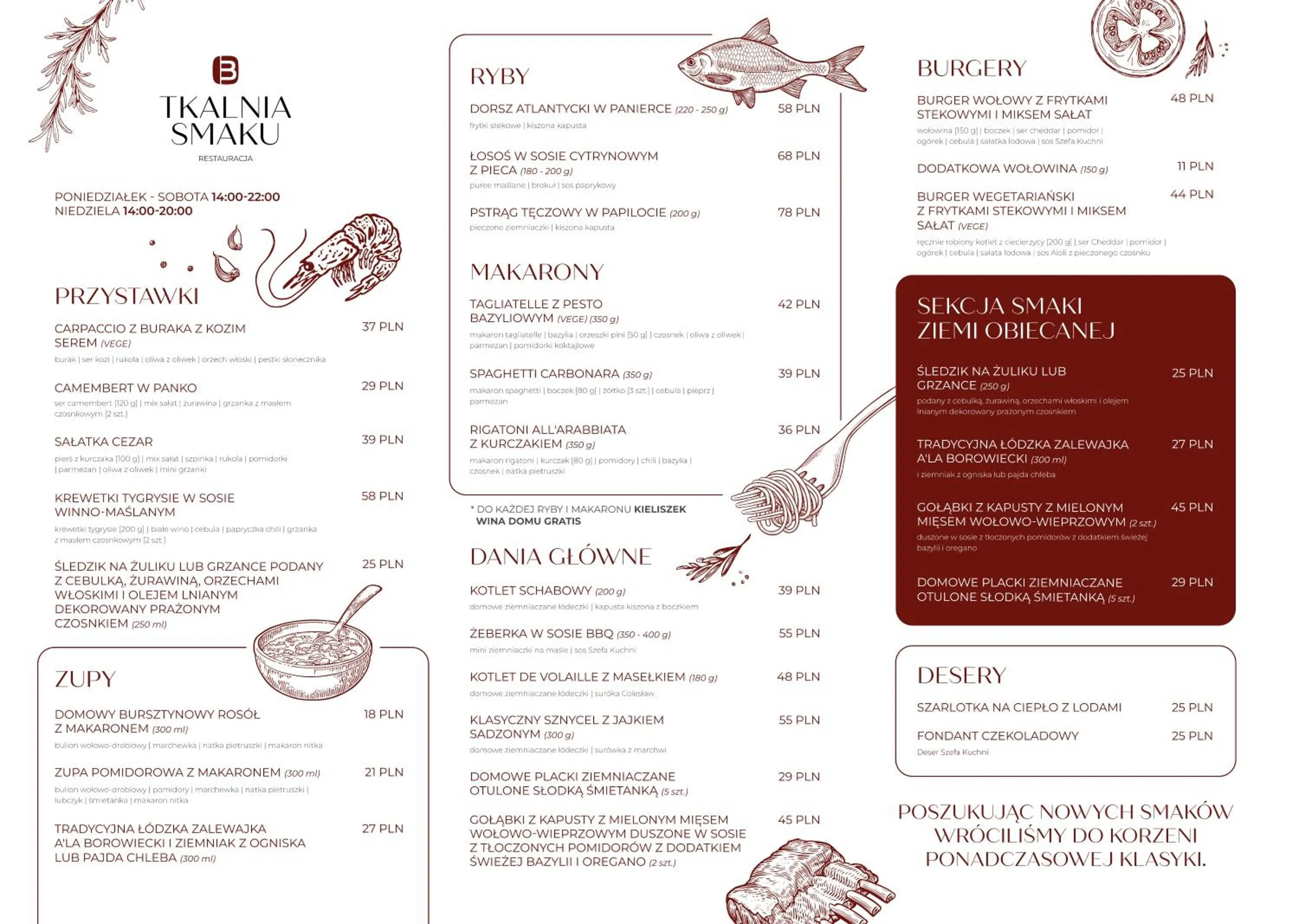 Restaurant/places to eat in Hotel Borowiecki