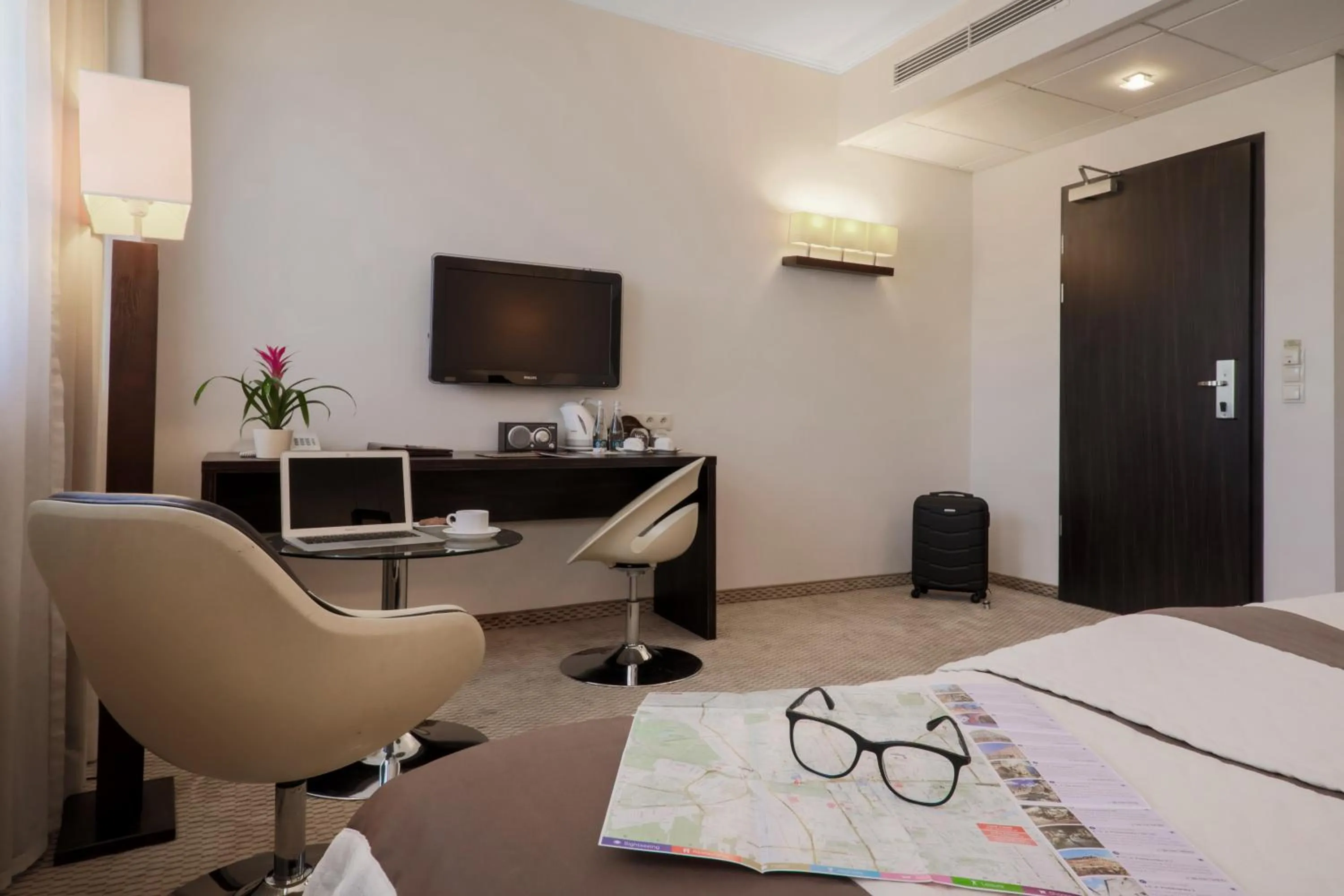 Bed in Hotel Borowiecki