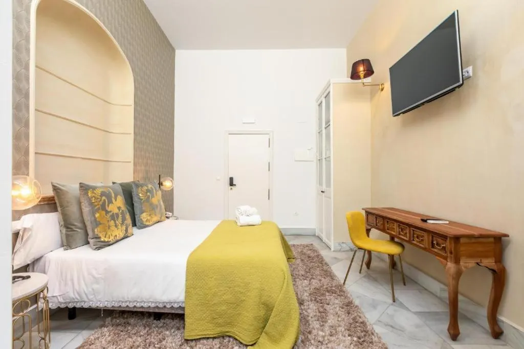 Bed in Catedral Suites Jerez