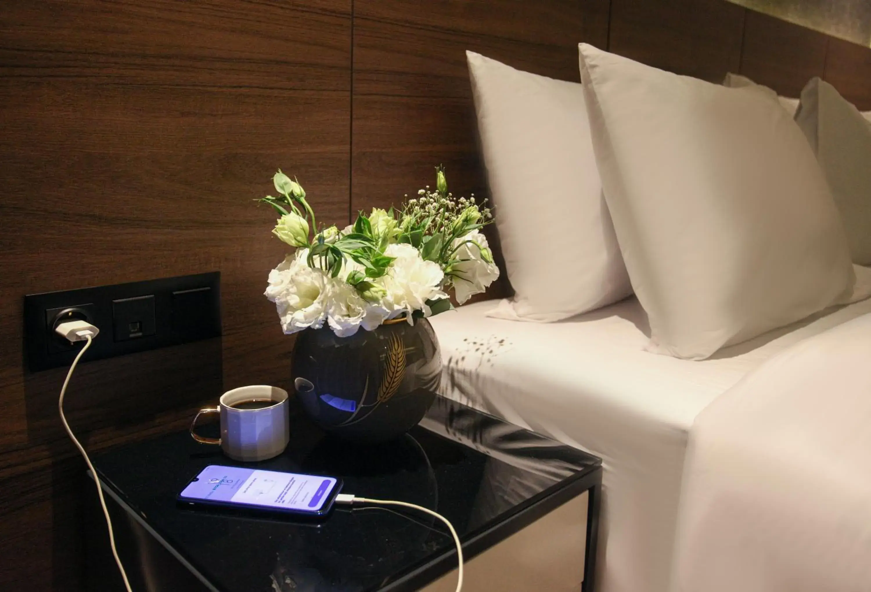 Decorative detail, Bed in Dora Pera Hotel Decorative detail, Bed in Dora Pera Hotel