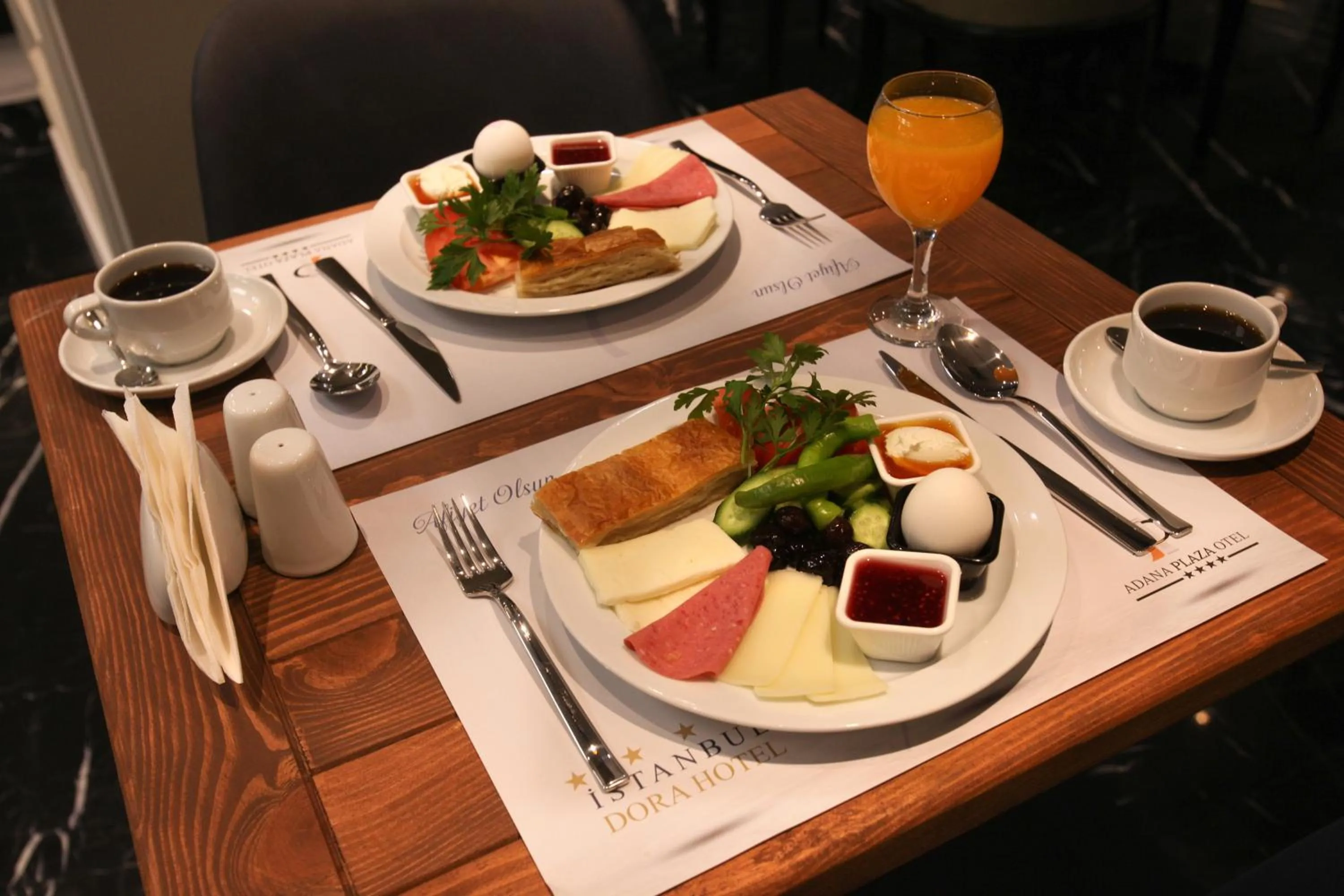Continental breakfast in Dora Pera Hotel