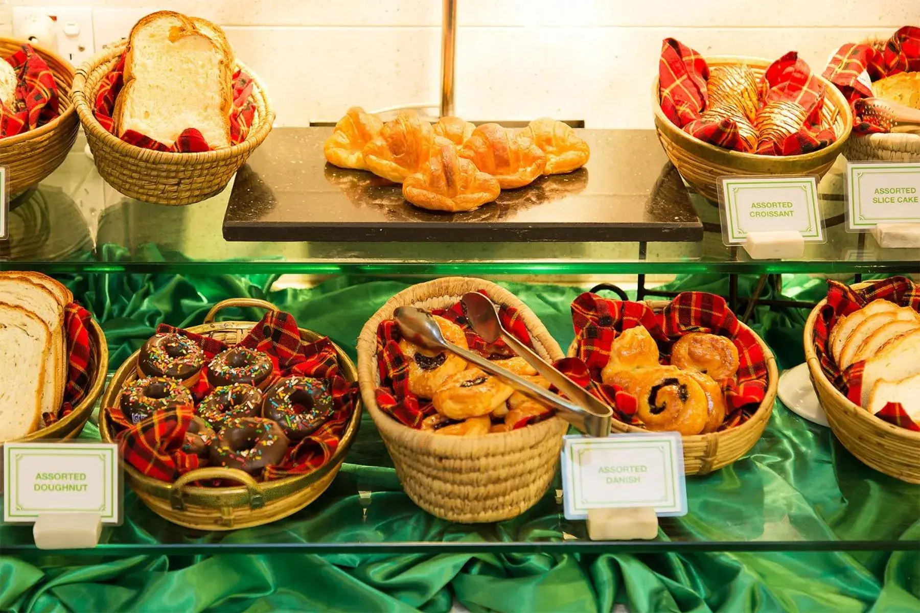 Buffet breakfast in Six Seasons Hotel Buffet breakfast in Six Seasons Hotel