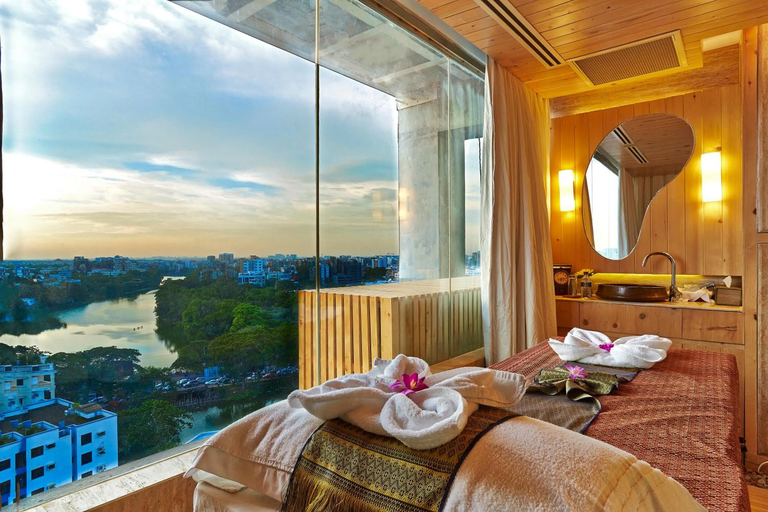 Spa and wellness centre/facilities, Bed in Six Seasons Hotel