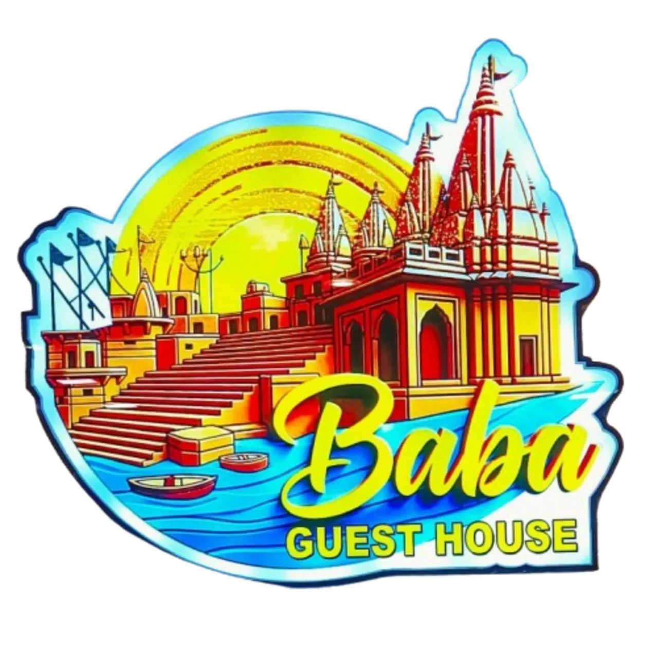 Logo/Certificate/Sign in Baba Guest House