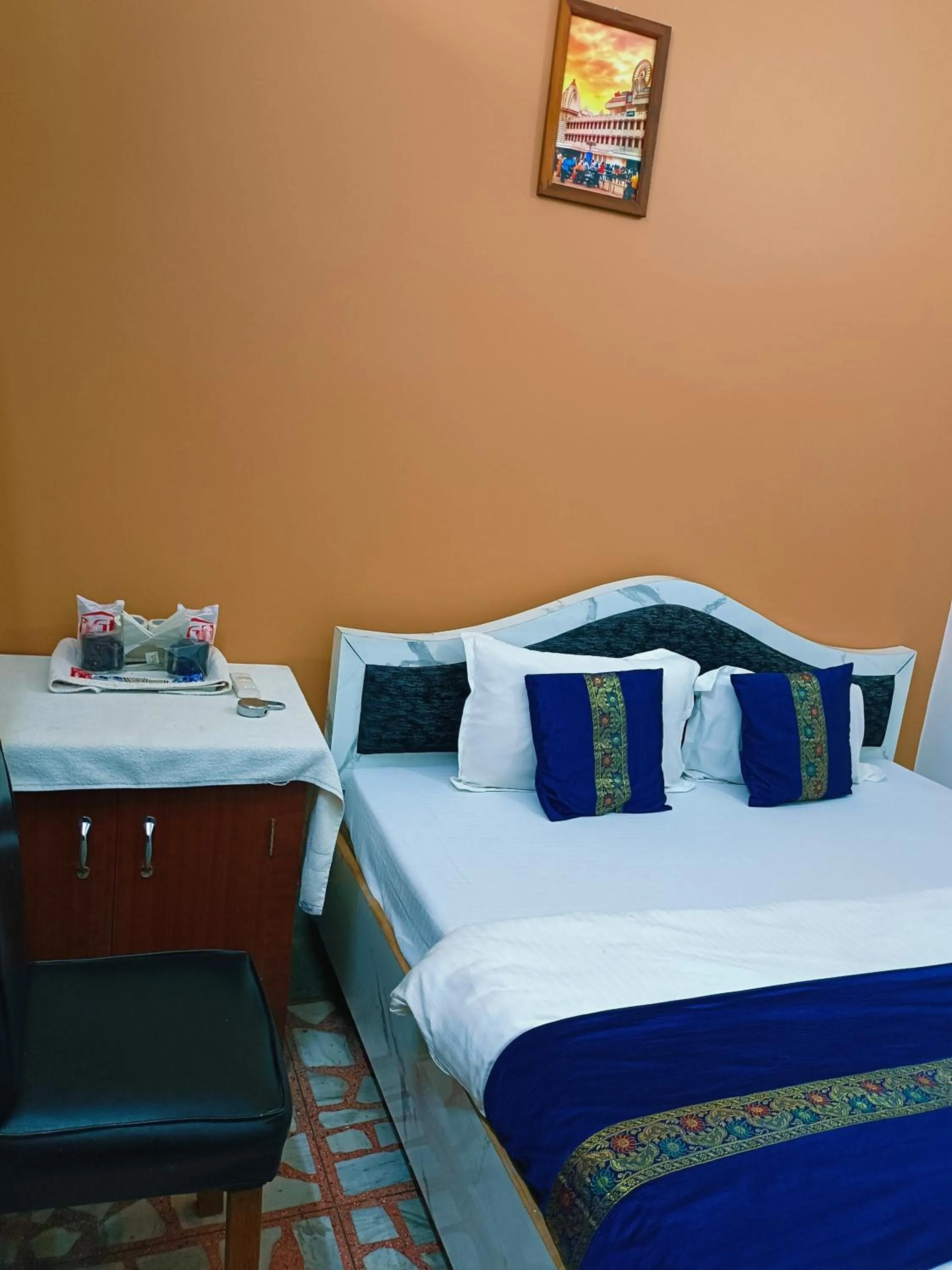 Bed in Baba Guest House