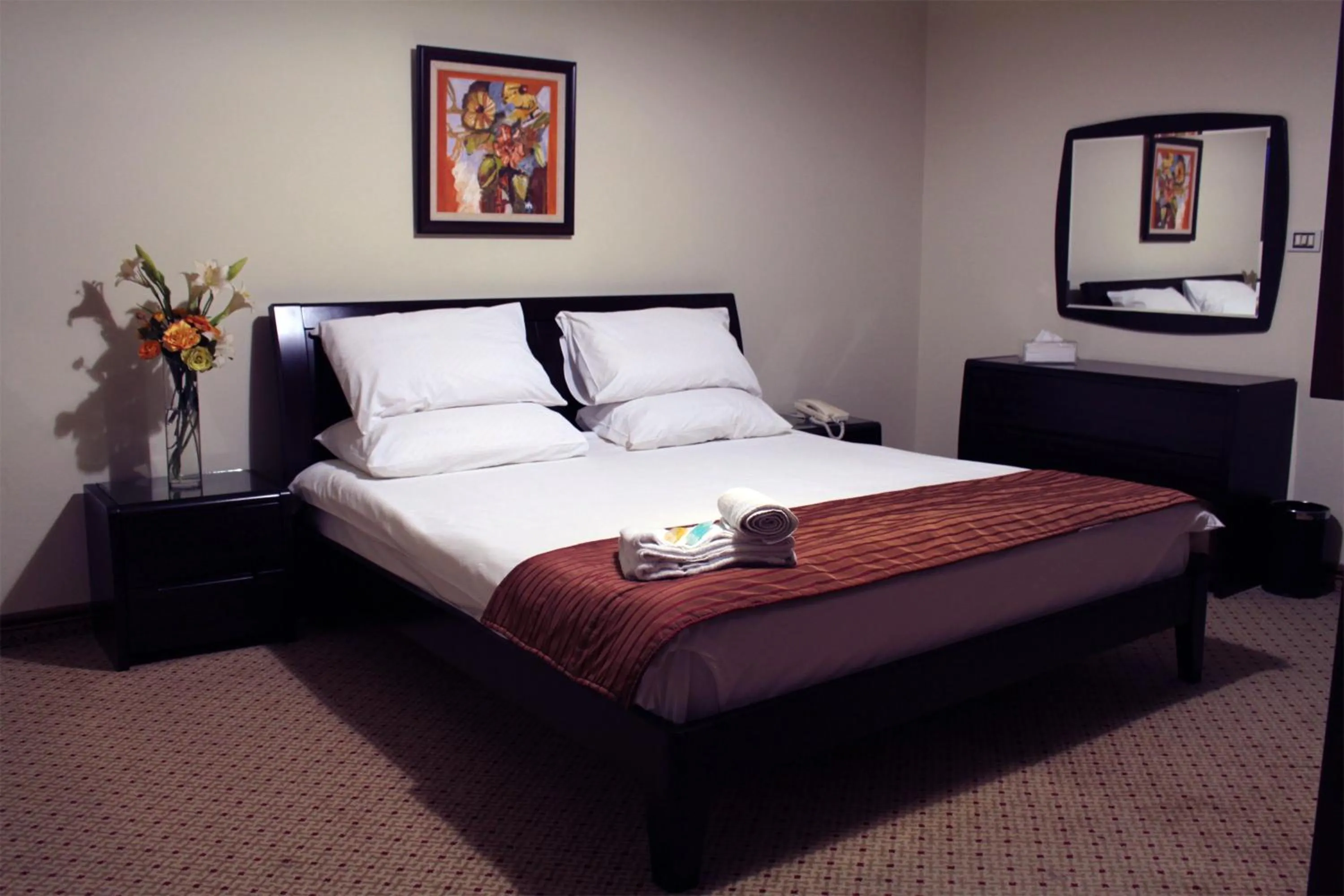 Bed in Colibri Hotel