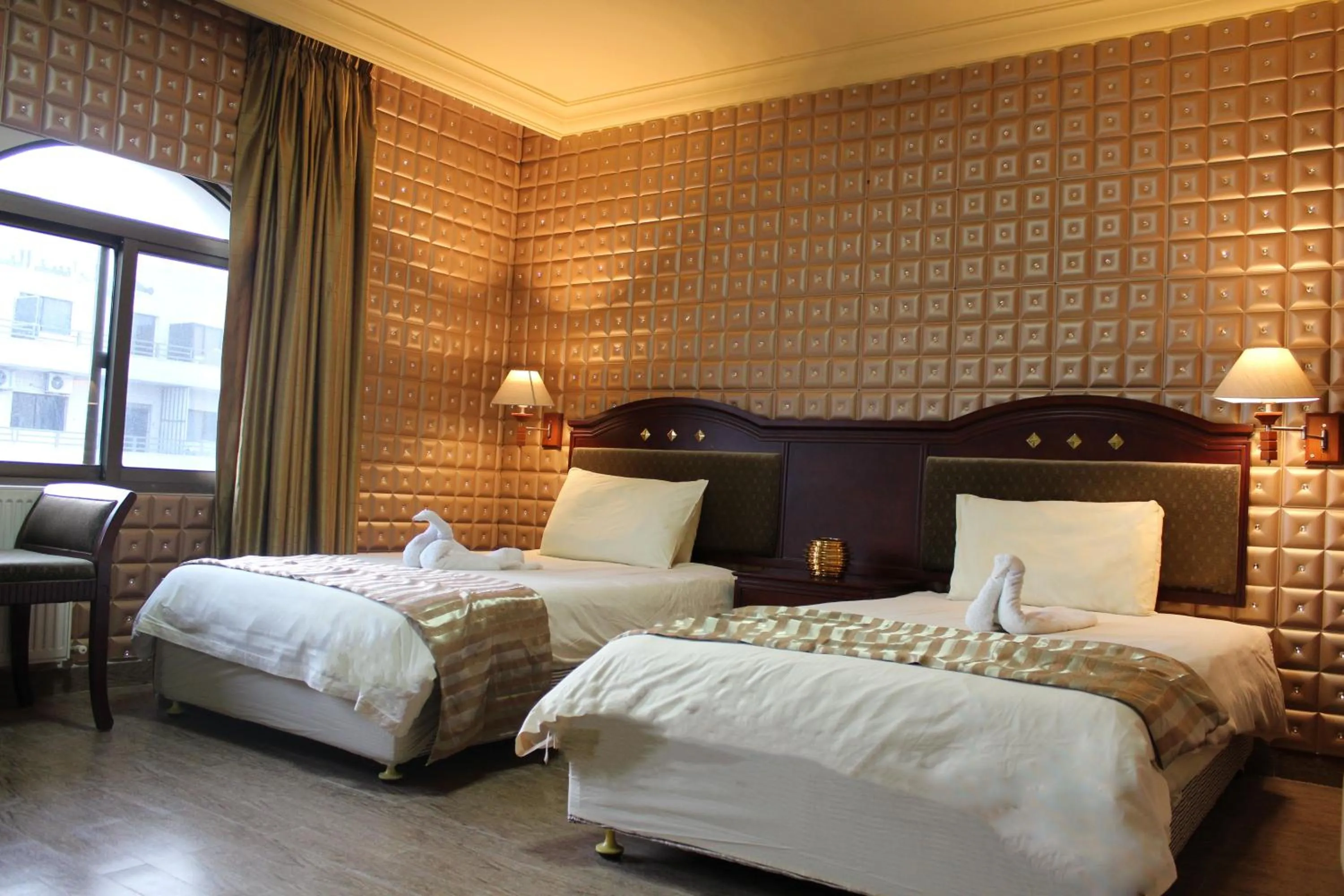 Decorative detail, Bed in Rana Palace