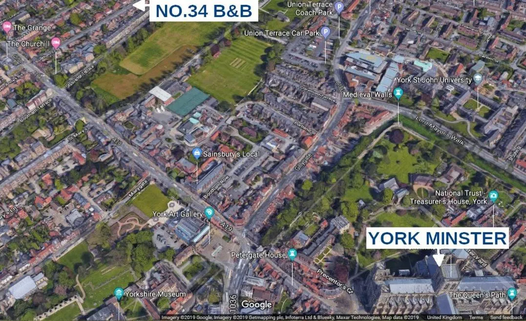 Neighbourhood in Number 34 Bed and Breakfast York