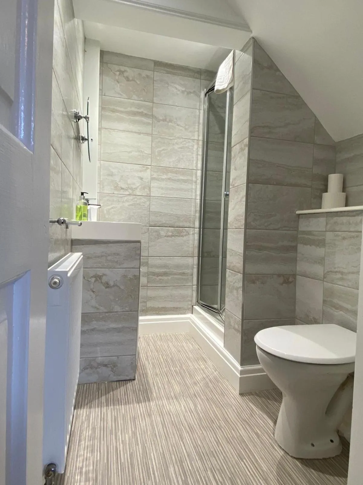 Shower in Number 34 Bed and Breakfast York