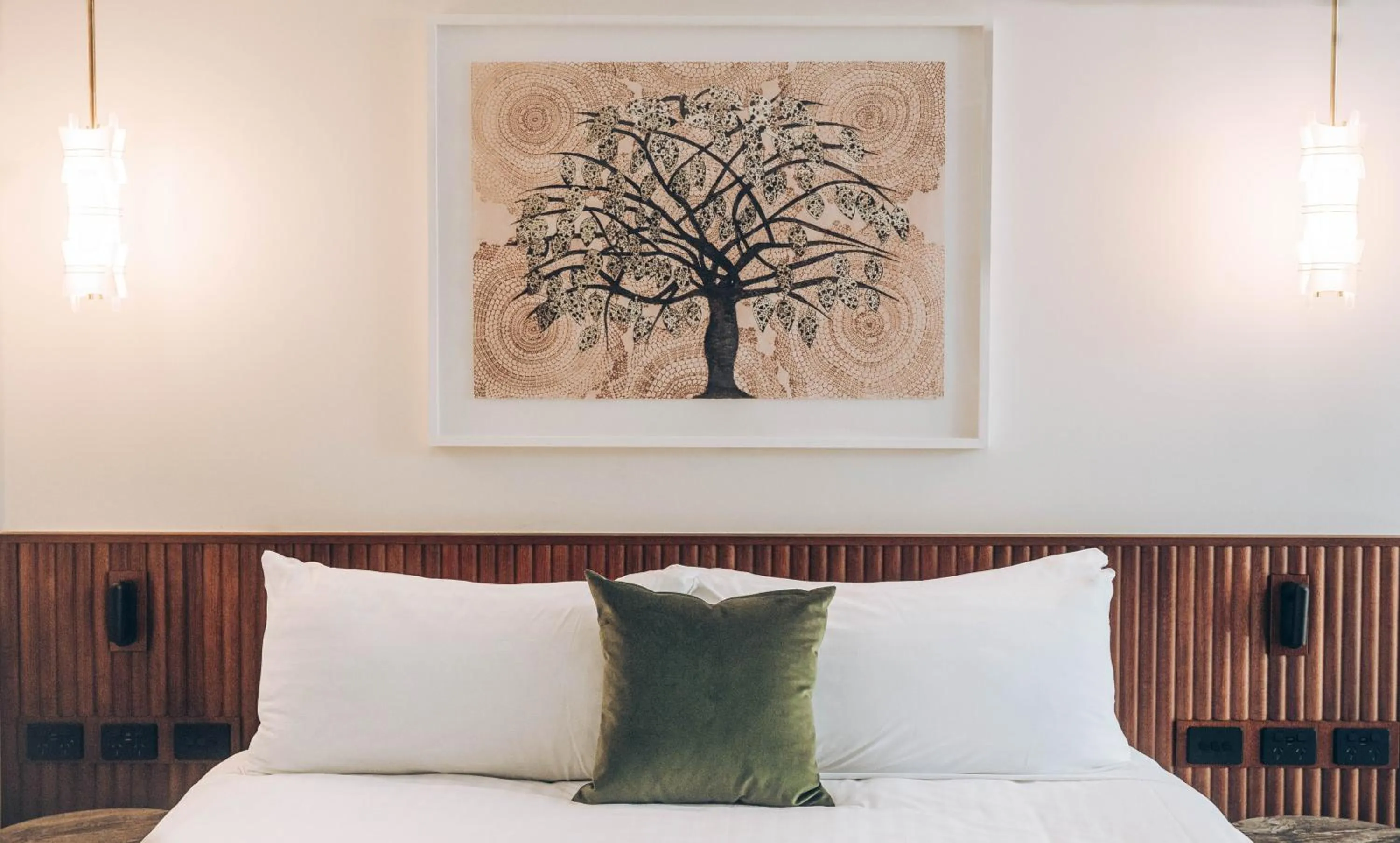 Bed in Risby Cove Boutique Hotel