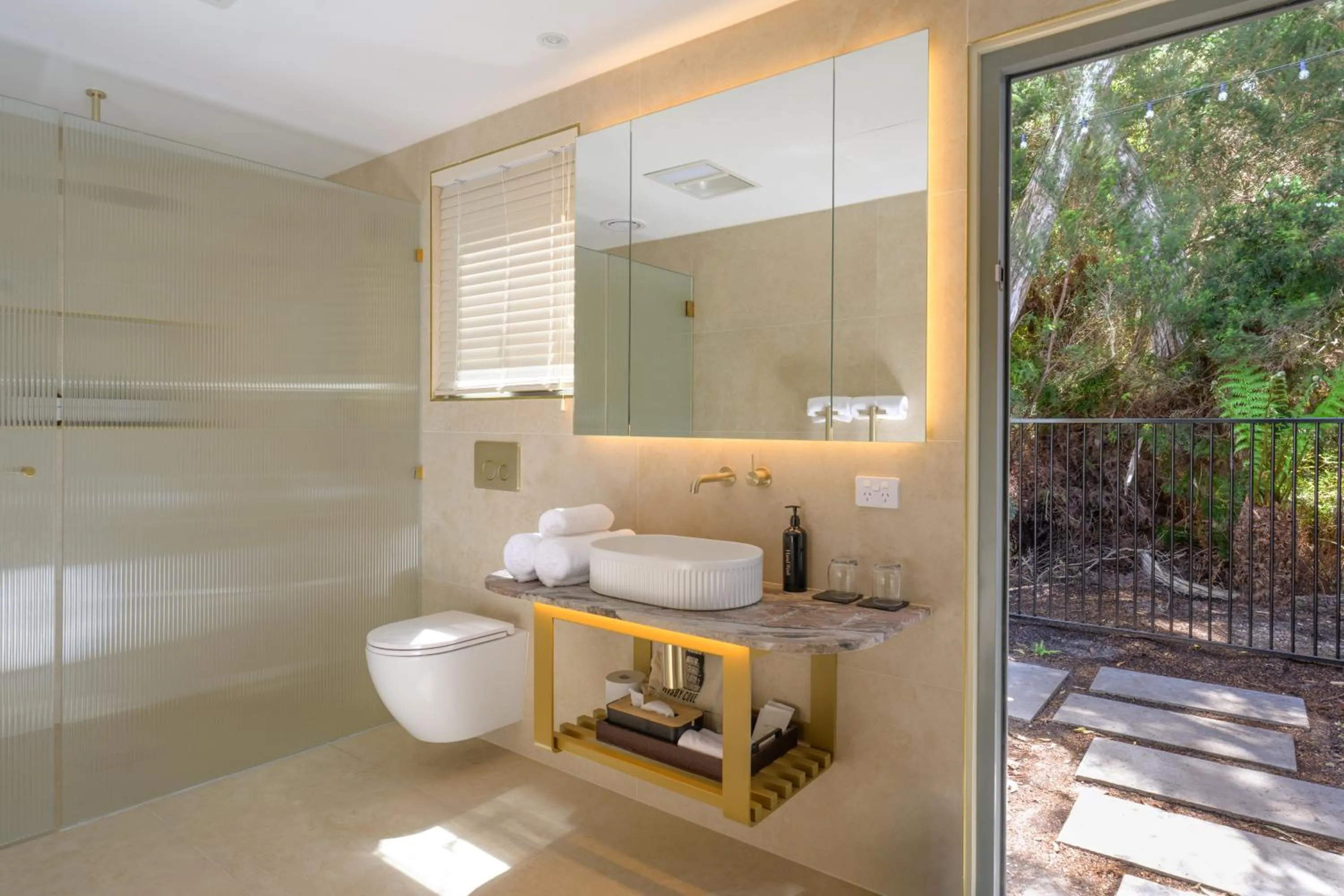 Shower in Risby Cove Boutique Hotel