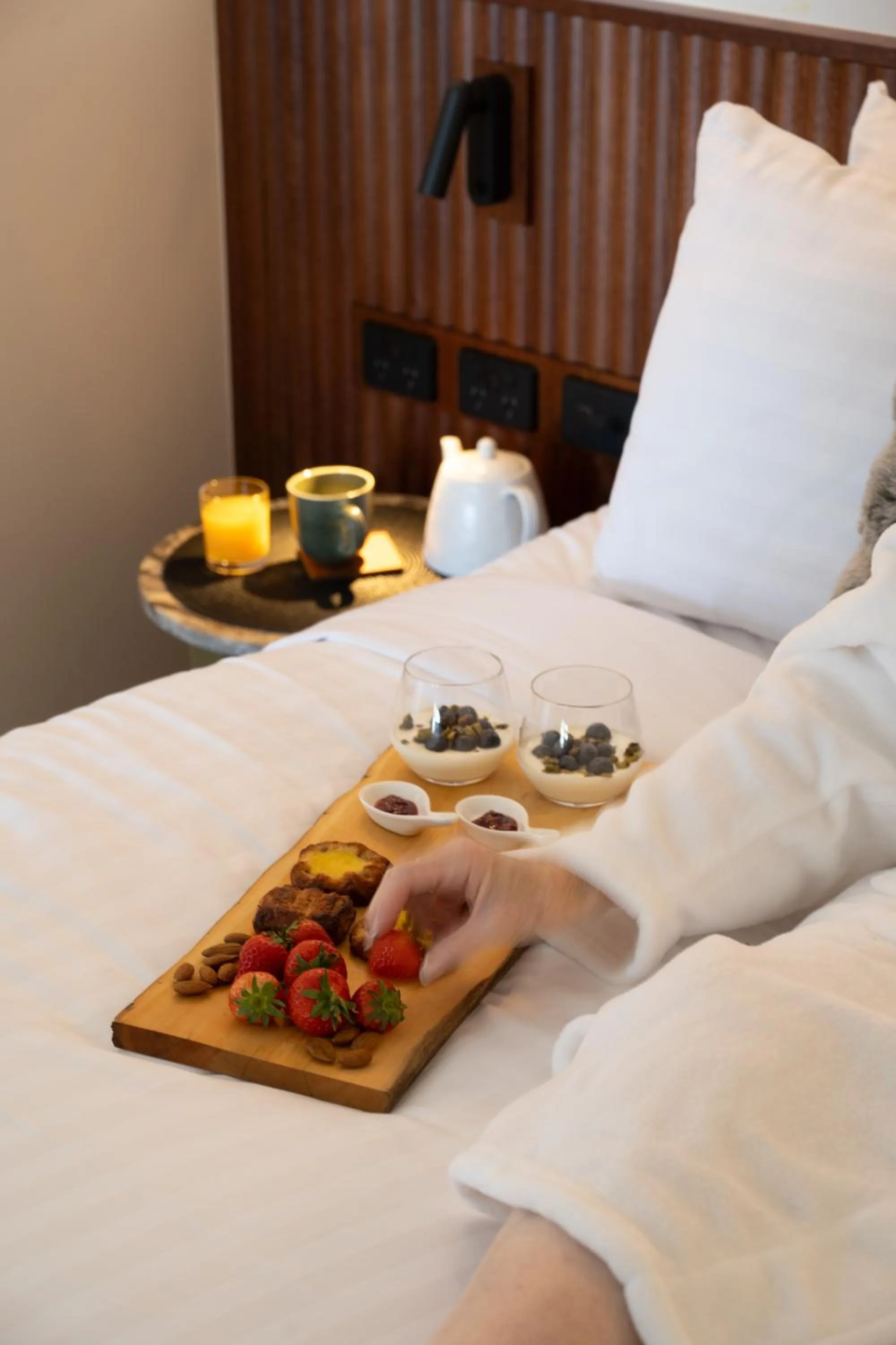 Bed in Risby Cove Boutique Hotel