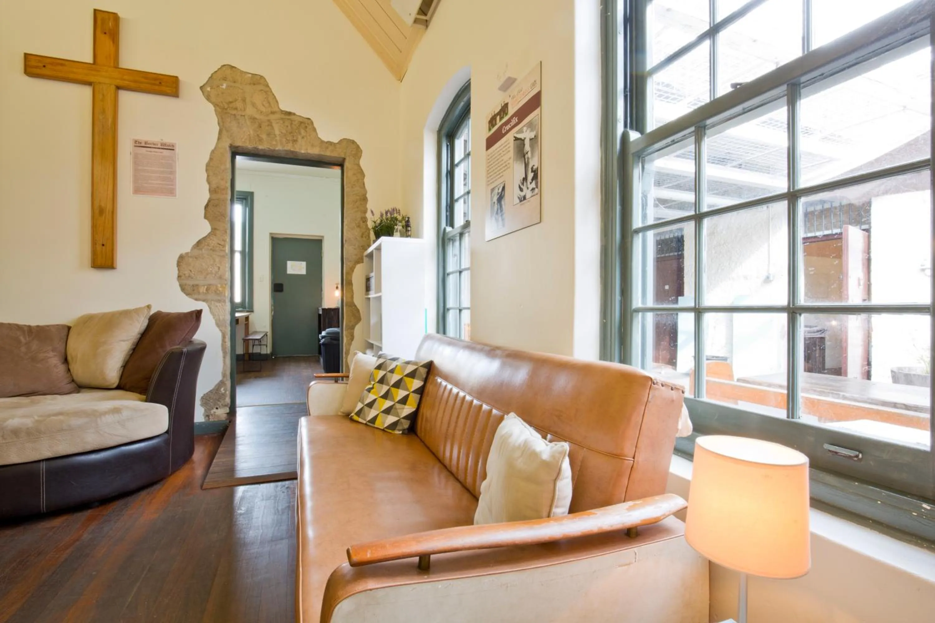 Communal lounge/ TV room in The Old Mount Gambier Gaol