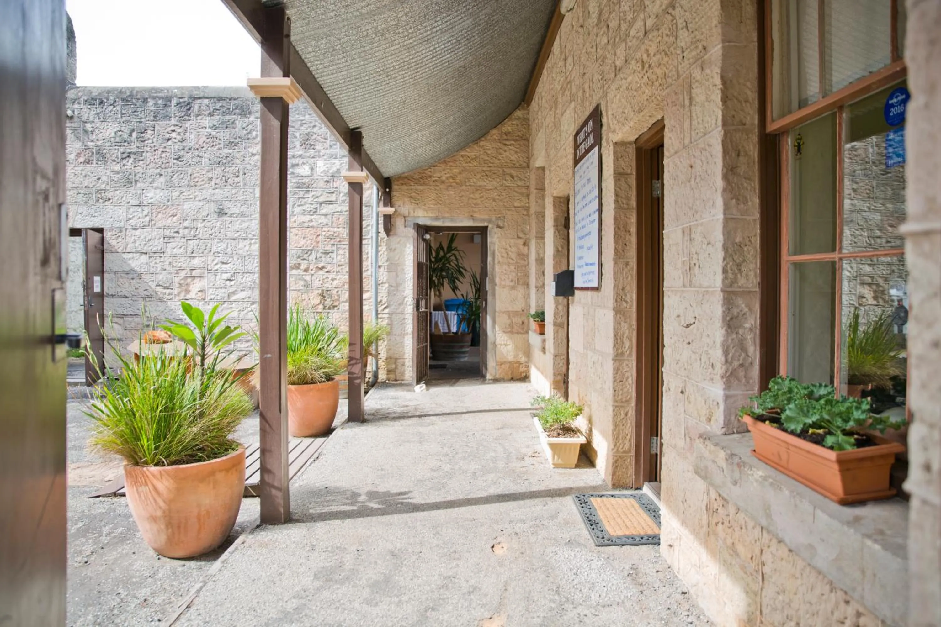 Lobby or reception in The Old Mount Gambier Gaol