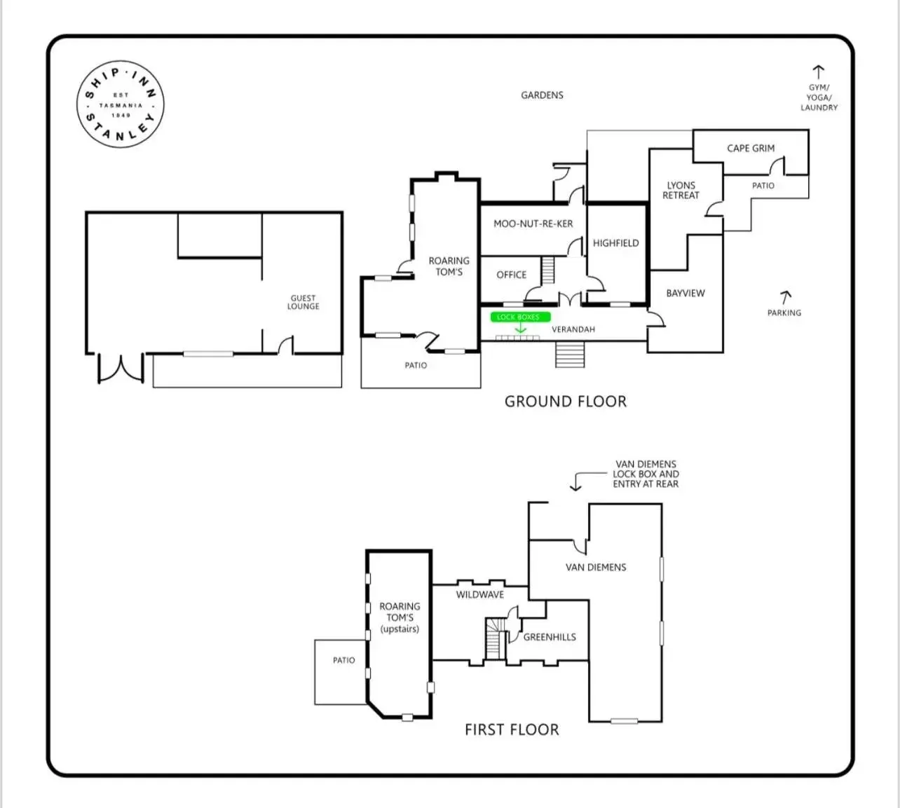 Apartment with Sea View in Ship Inn Stanley Apartment with Sea View in Ship Inn Stanley