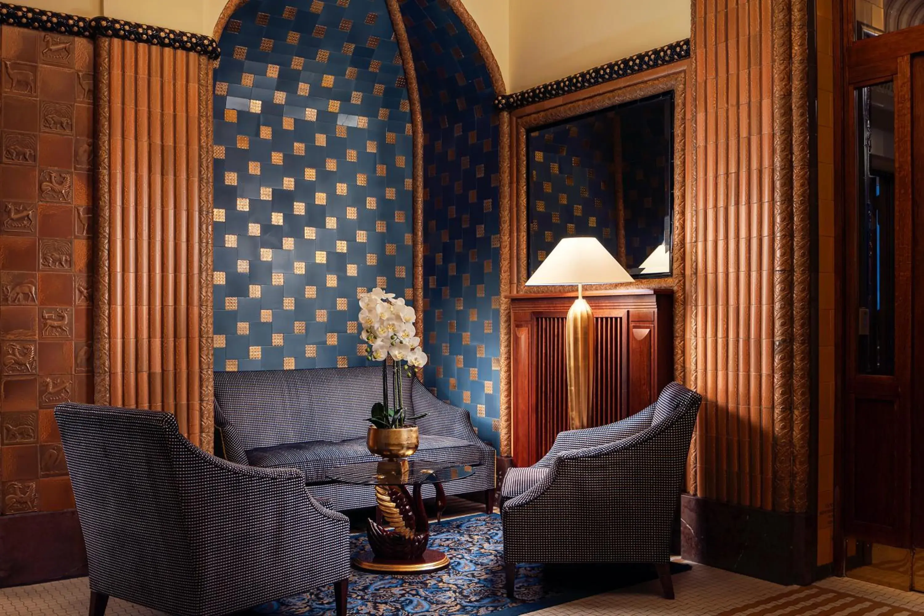 Lobby or reception in Art Deco Imperial Hotel Lobby or reception in Art Deco Imperial Hotel