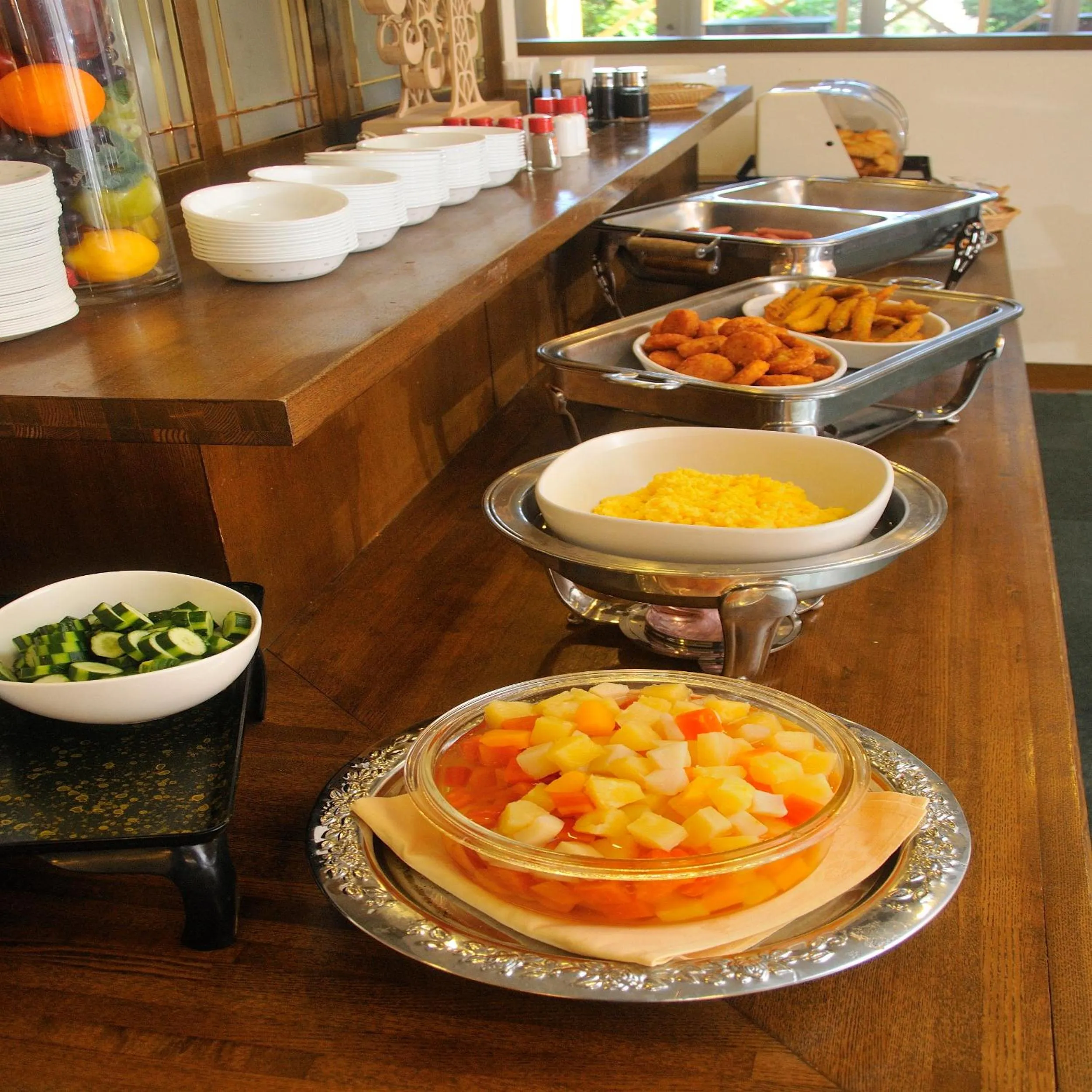 Buffet breakfast in Yumoto Ginsenkaku