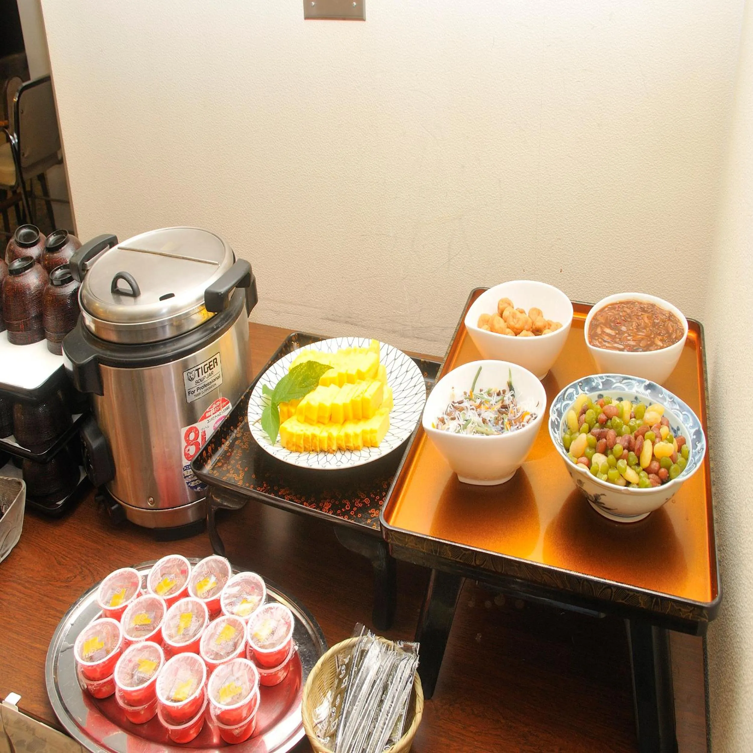 Buffet breakfast in Yumoto Ginsenkaku