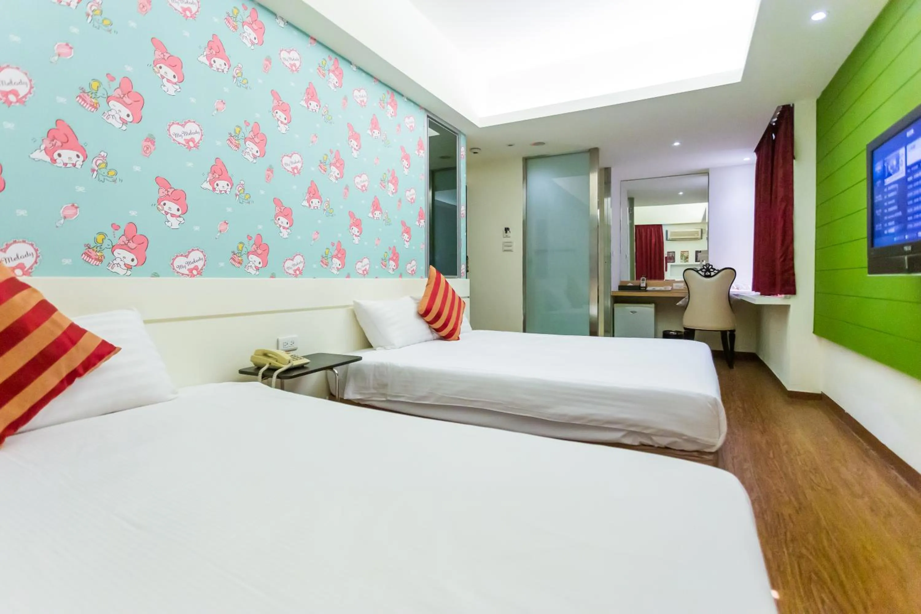 Bed in Newrise Hotel