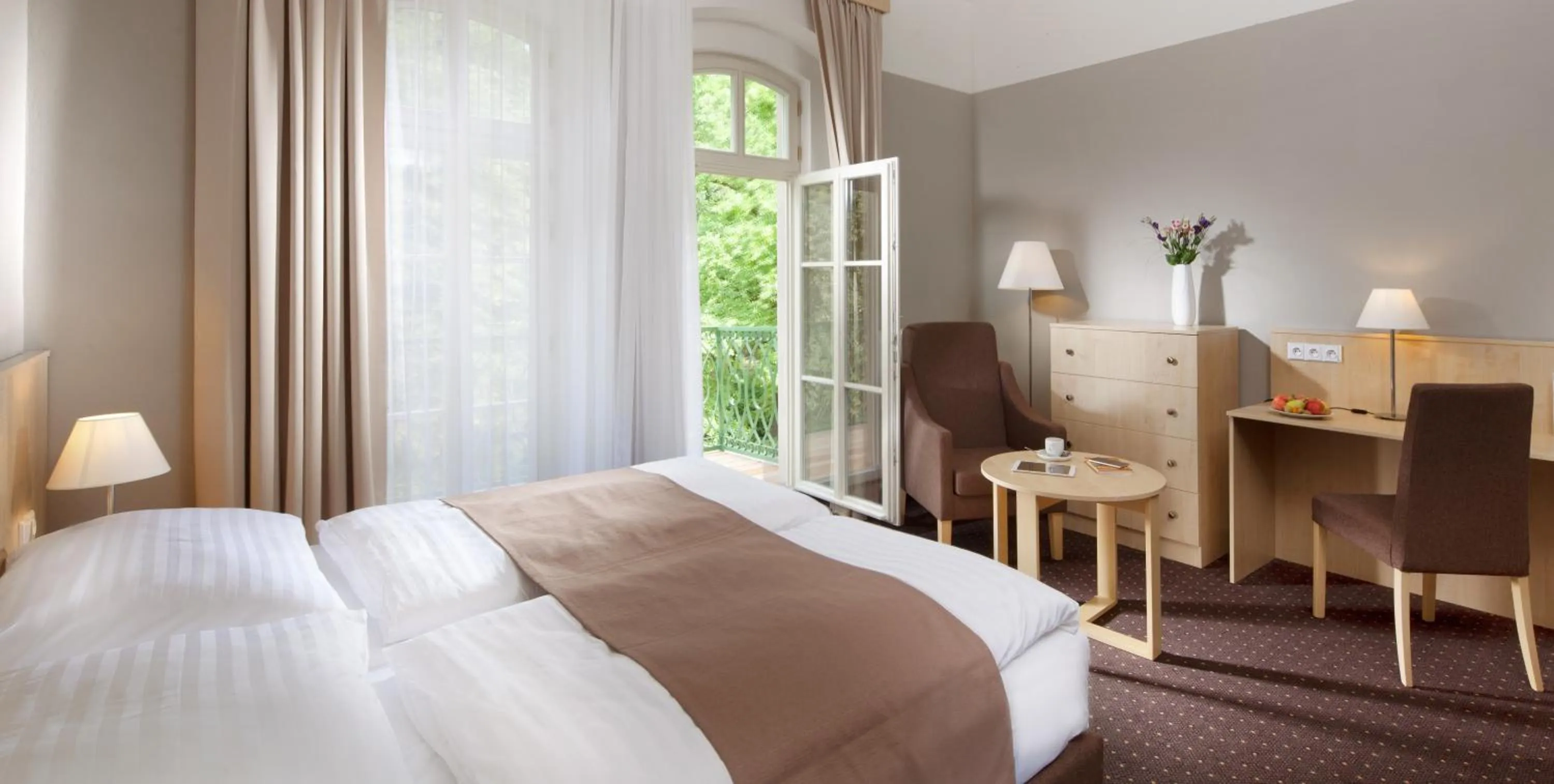 Photo of the whole room, Bed in Badenia Hotel Praha