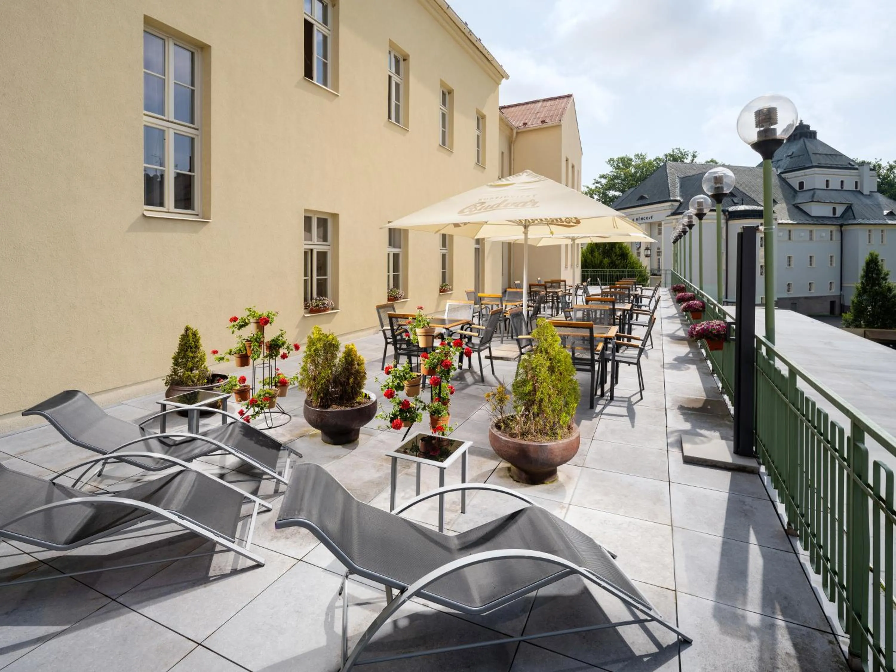 Balcony/Terrace in Badenia Hotel Praha