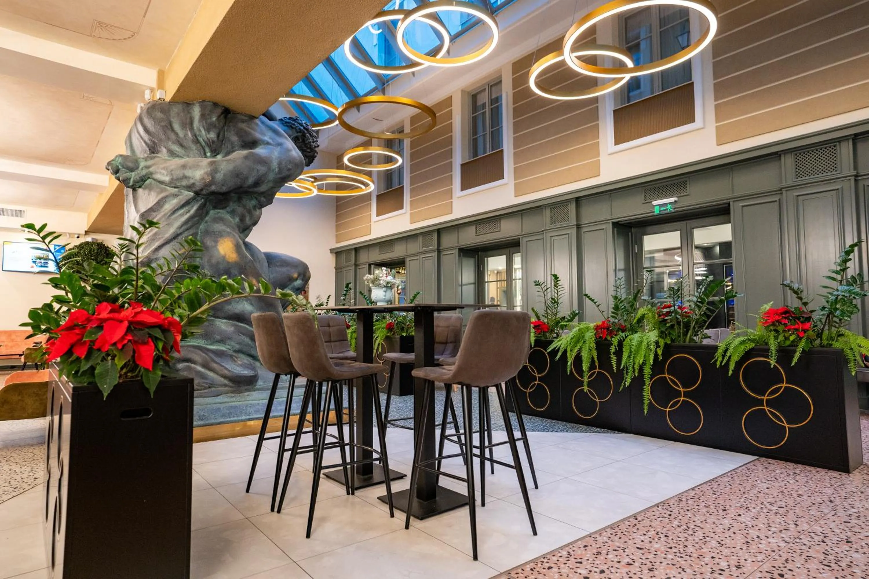 Lobby or reception in ATLAS Hotel