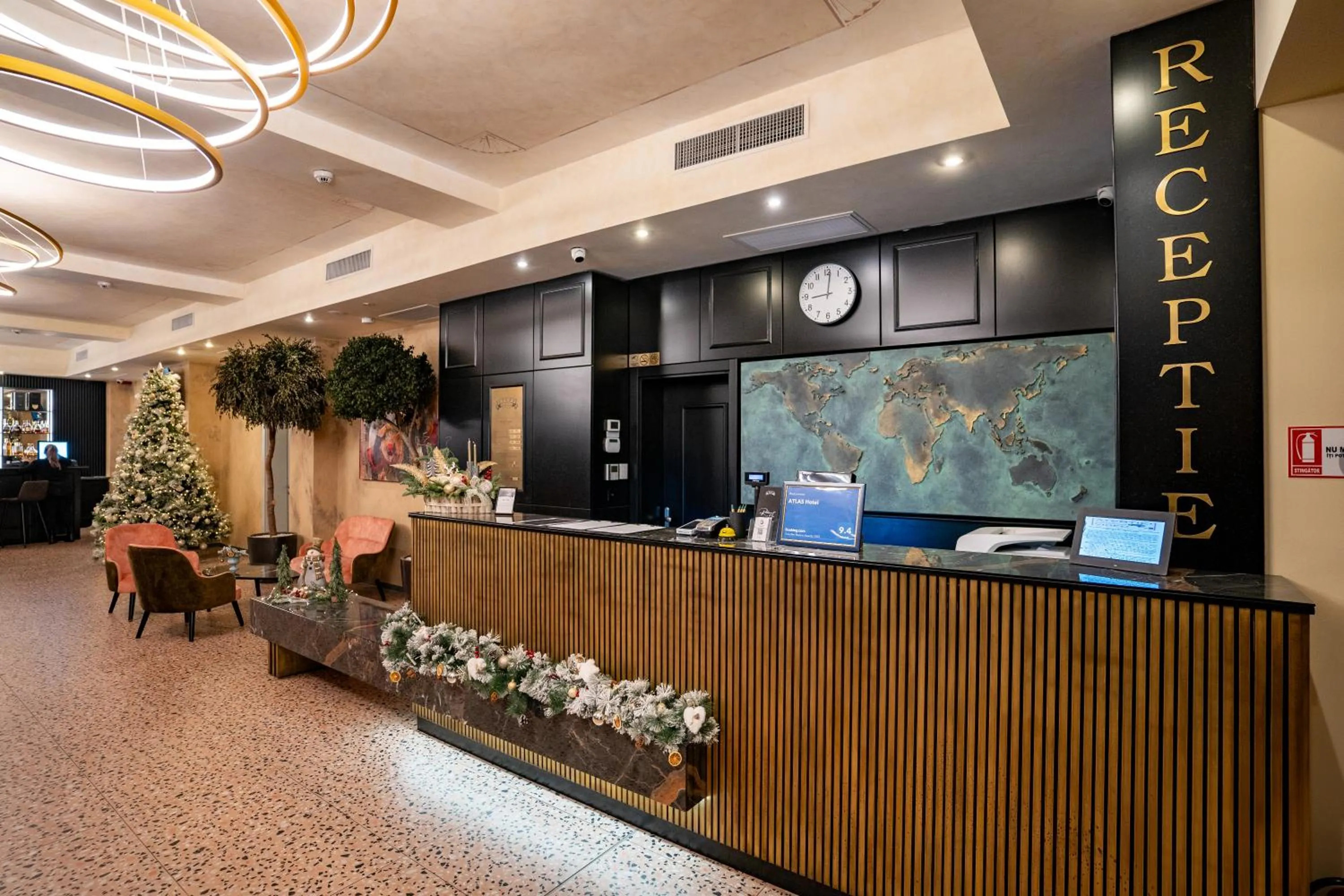 Lobby or reception in ATLAS Hotel