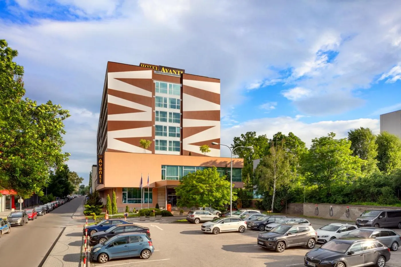 Property building in Avanti Hotel
