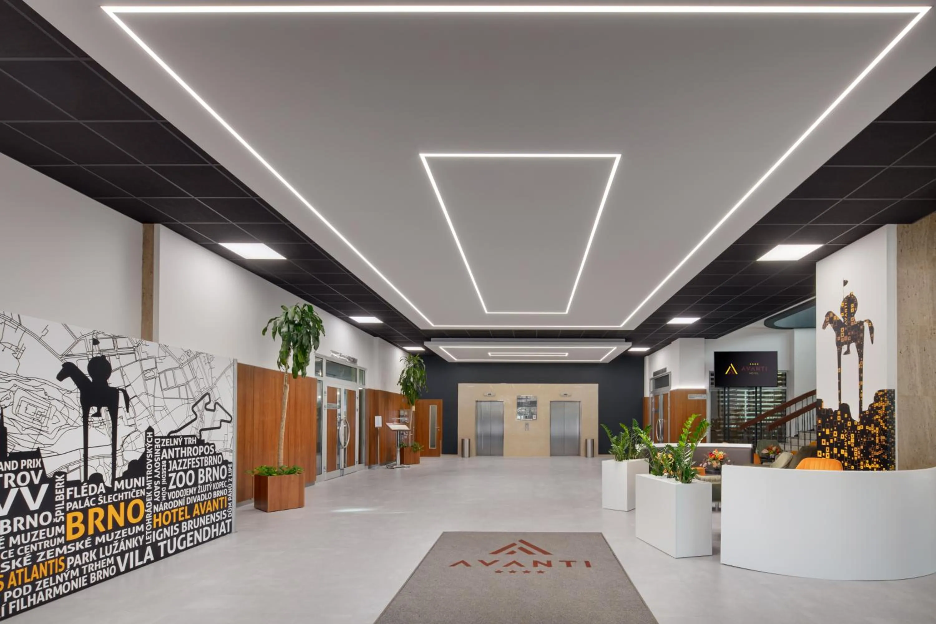 Lobby or reception in Avanti Hotel